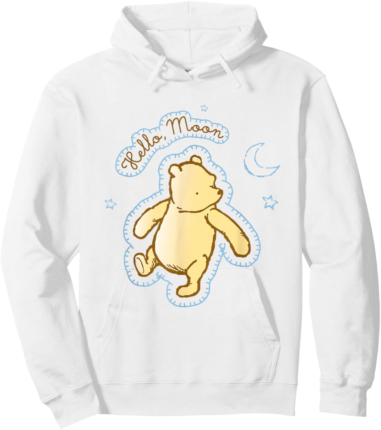 Disney Winnie the Pooh Hello Moon Bedtime Bear Hoodie - Hoodie | White