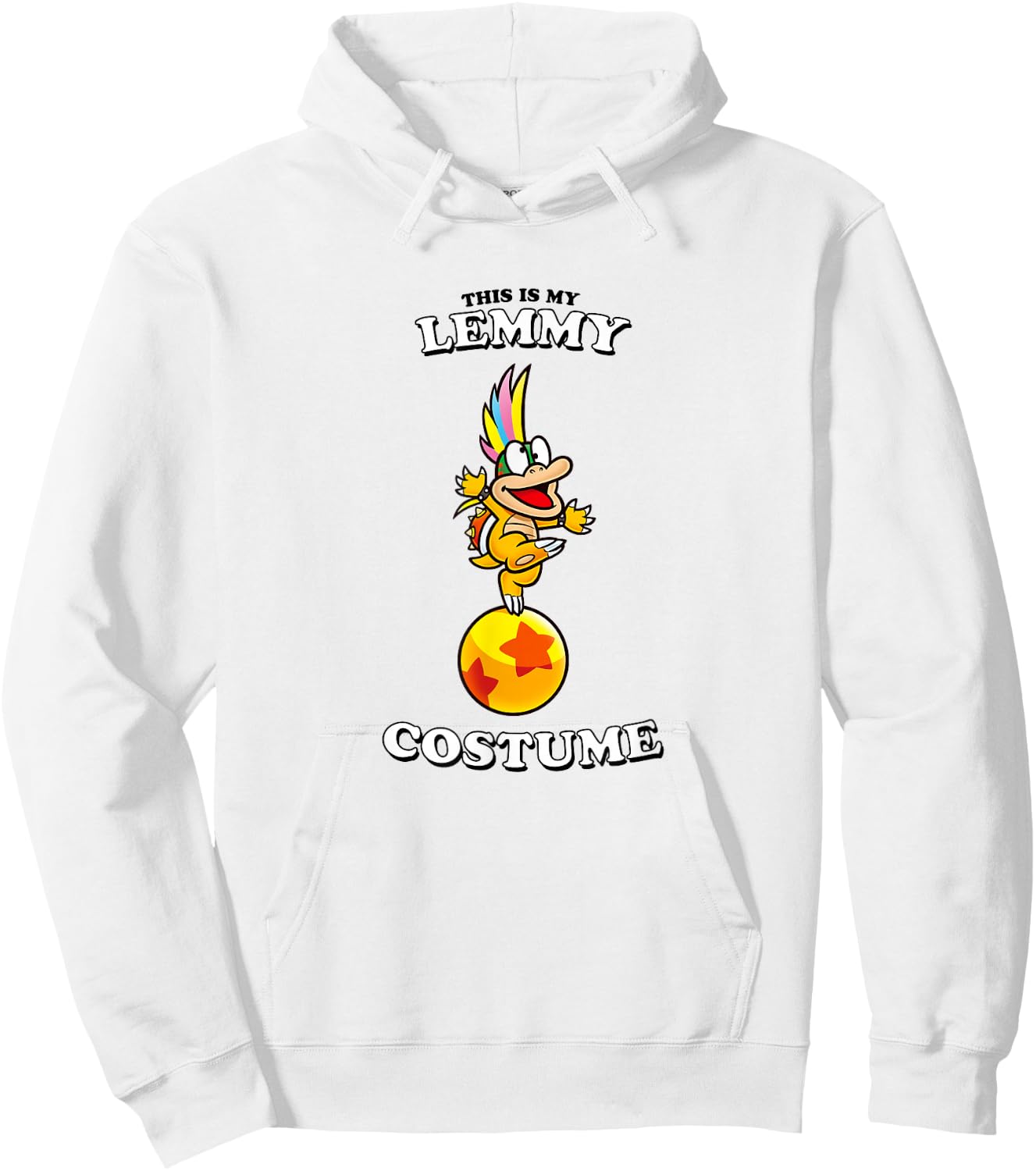 Super Mario Halloween This Is My Lemmy Costume Hoodie - Hoodie | White