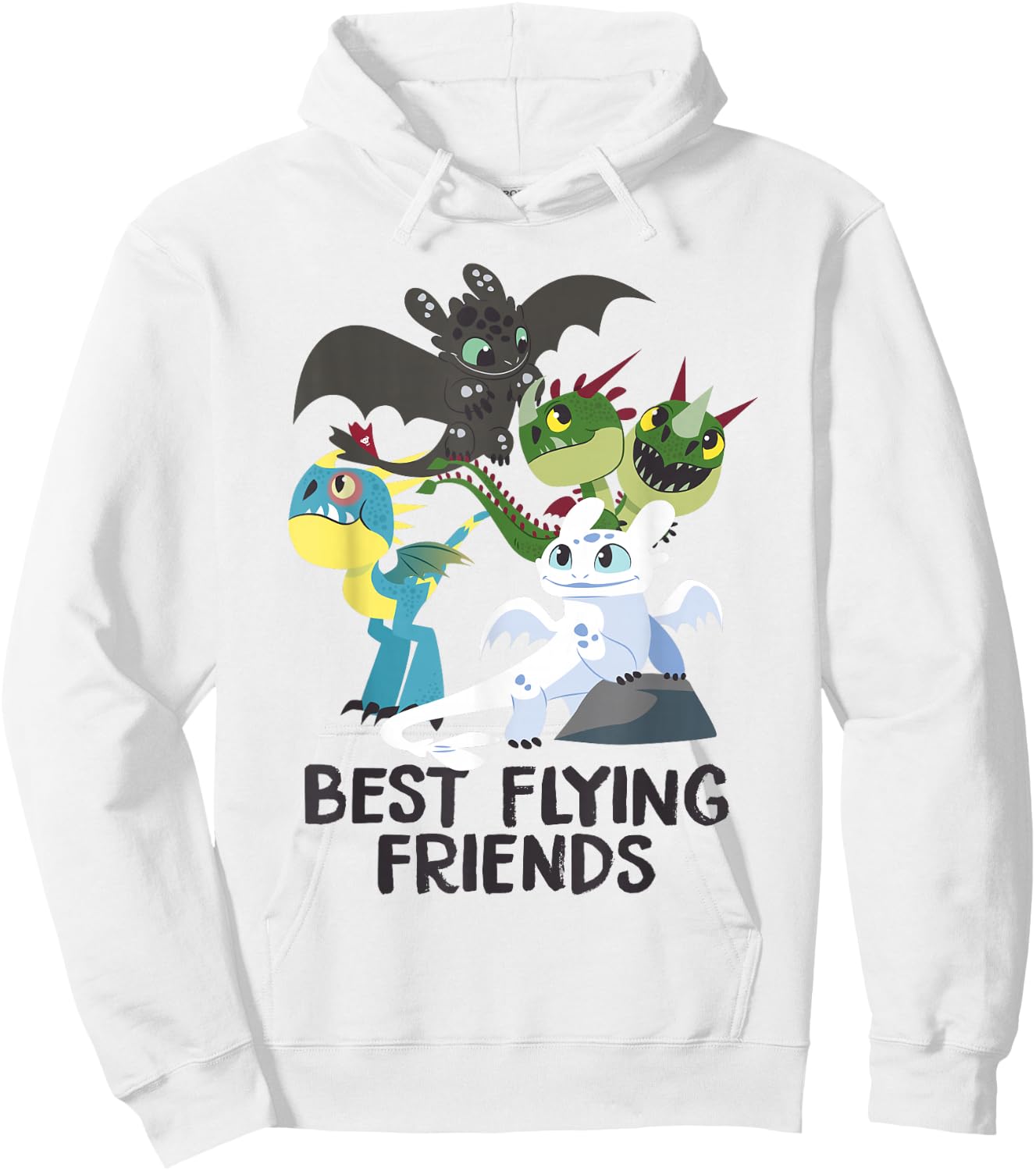 How to Train Your Dragon 3 Hidden World Best Friends Hoodie - Hoodie | White