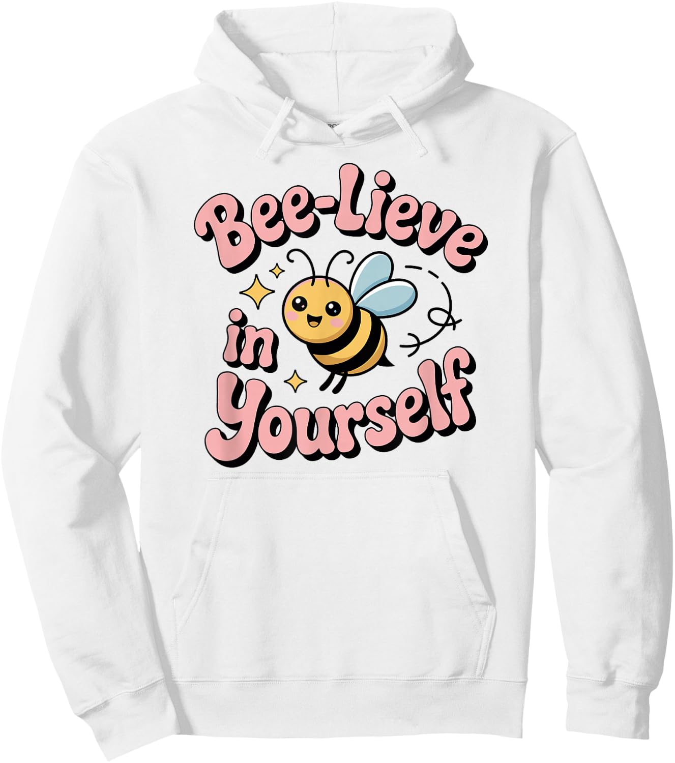 Cute Spelling Bee, Bee-Lieve, Kids and Teachers School Fun Hoodie - Hoodie | White