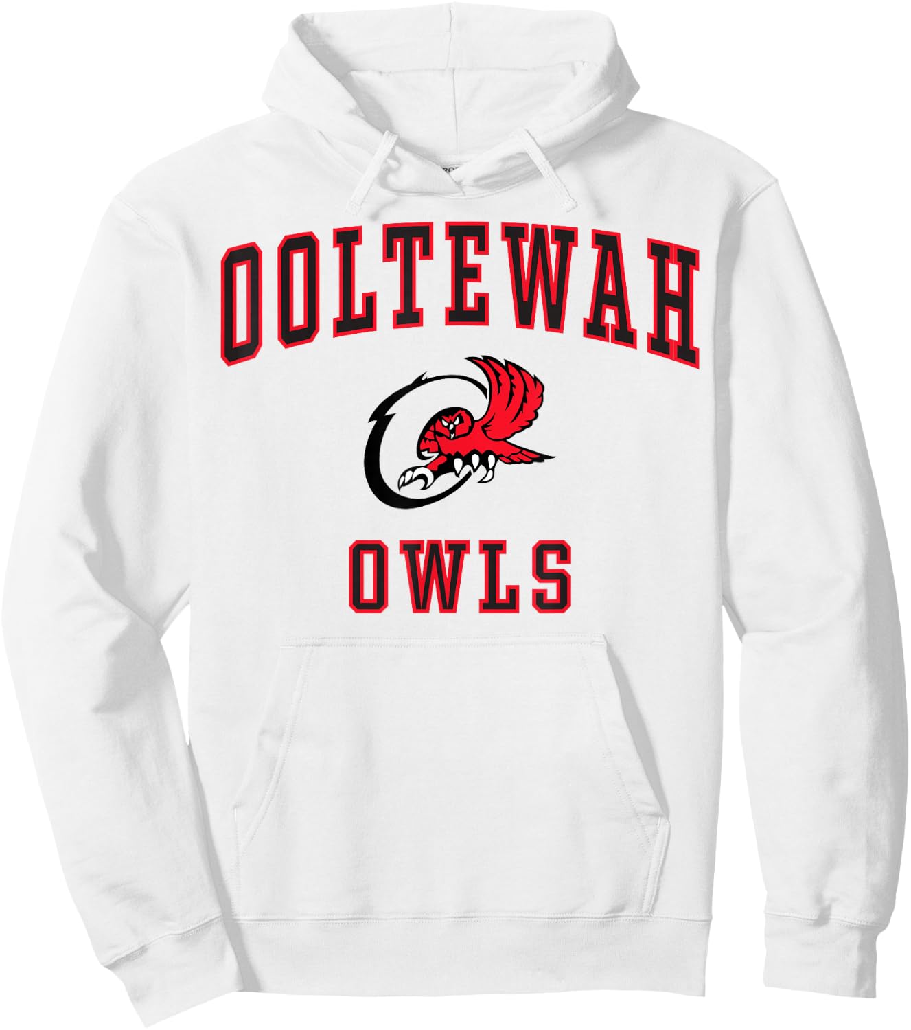 Ooltewah High School Owls C1 Hoodie - Hoodie | White