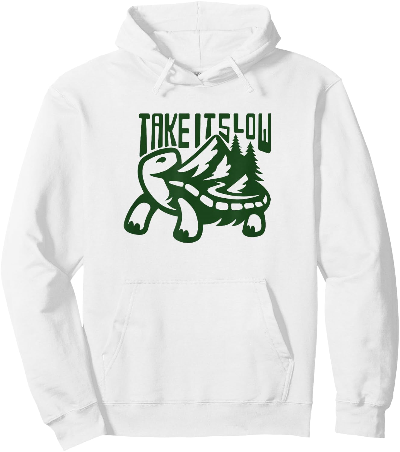 Hiking funny take it slow turtle lazy relax Hoodie - Hoodie | White