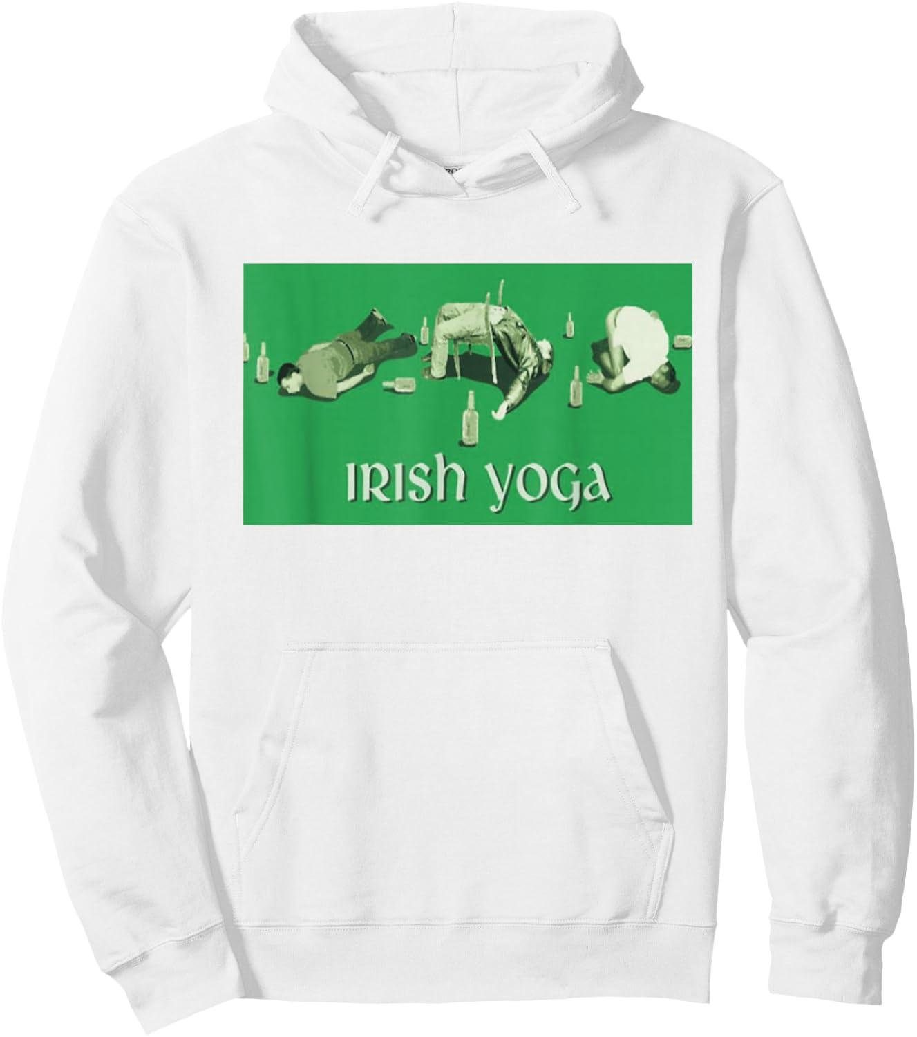 St. Patricks Day Irish Yoga Hoodie - Hoodie | White