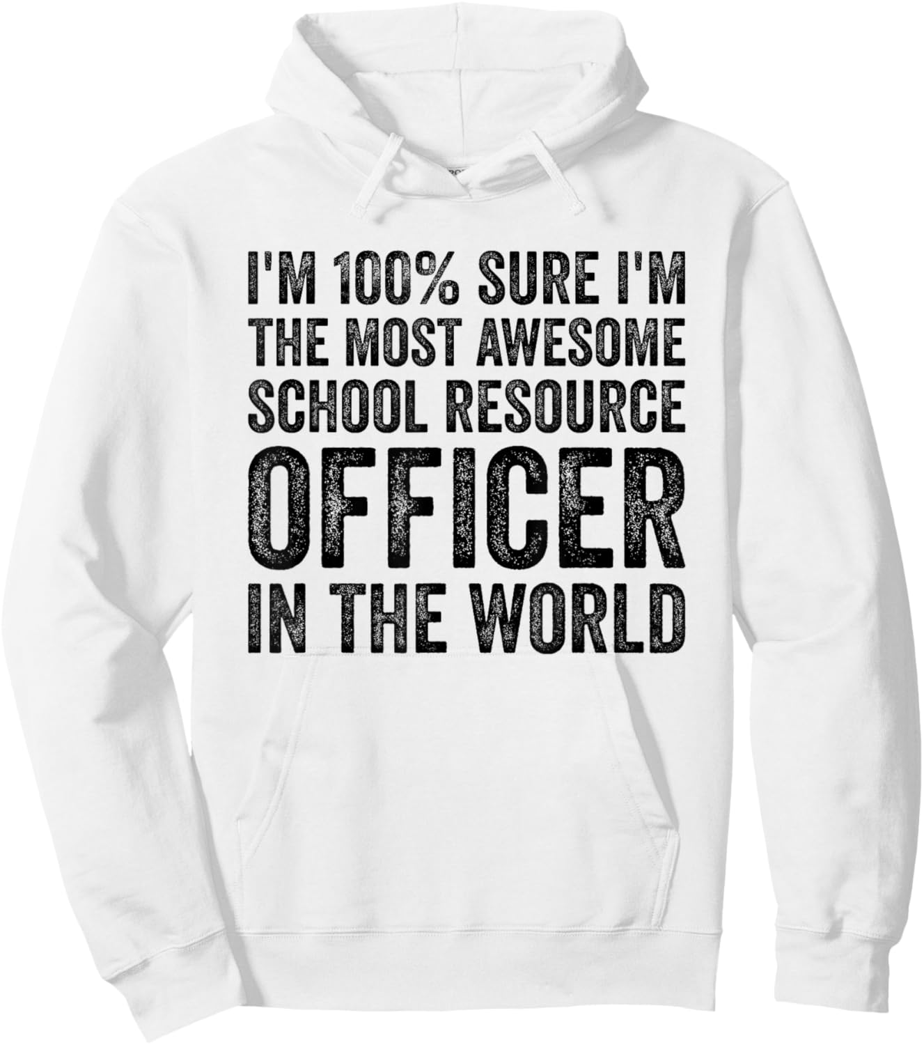 Funny Awesome School Resource Officer SRO Hoodie - Hoodie | White