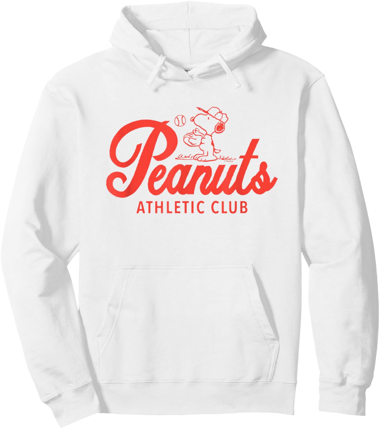 Peanuts - Athletic Club Baseball Hoodie - Hoodie | White