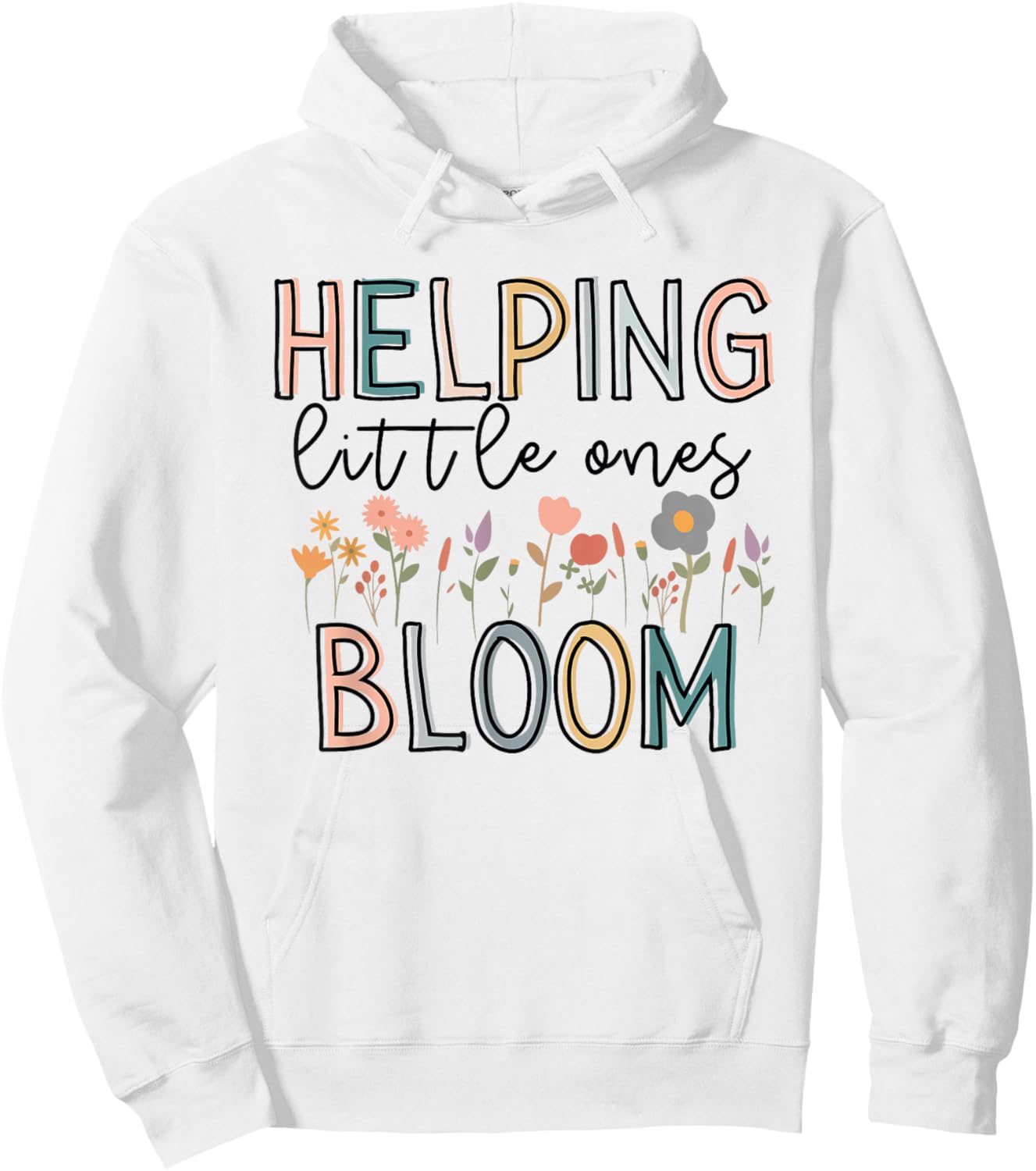 Labor and Delivery L&D Nurse Floral - Women's Blue Small - We See More Crowning Than the Queen - Funny Nurse Gift Hoodie - Hoodie | White