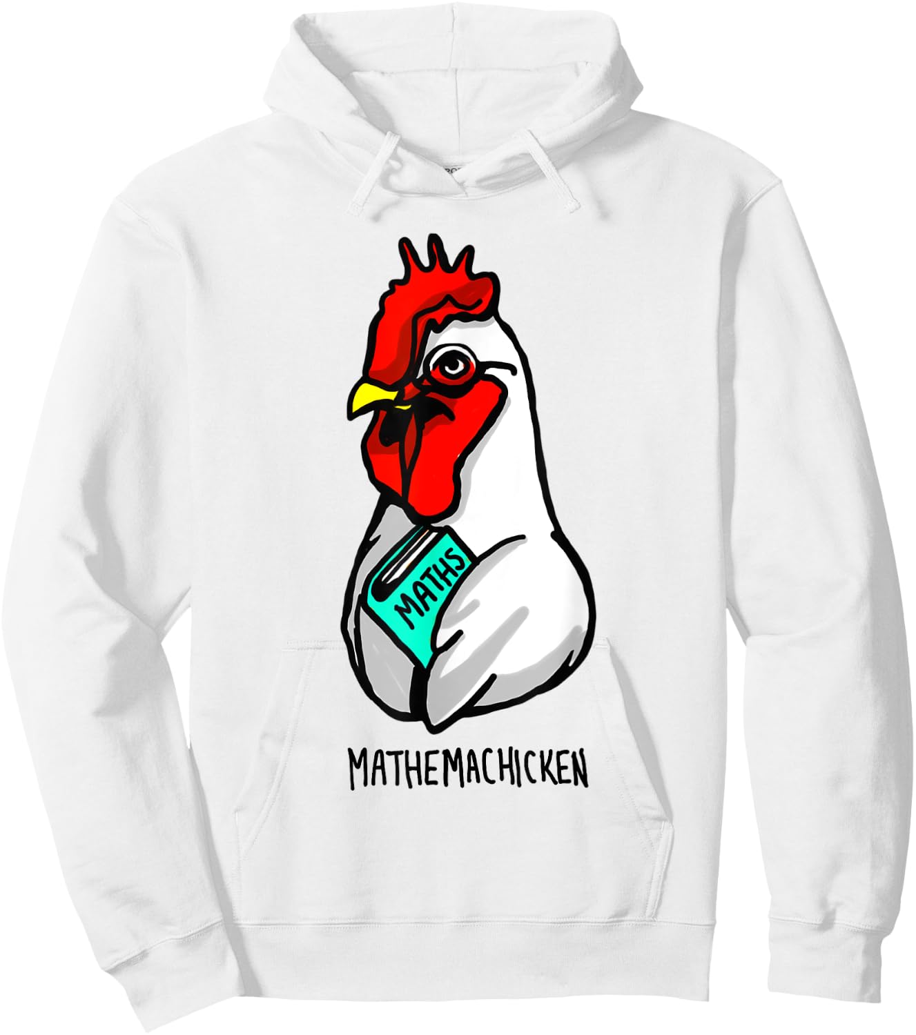 Mathemachicken Hoodie - Hoodie | White