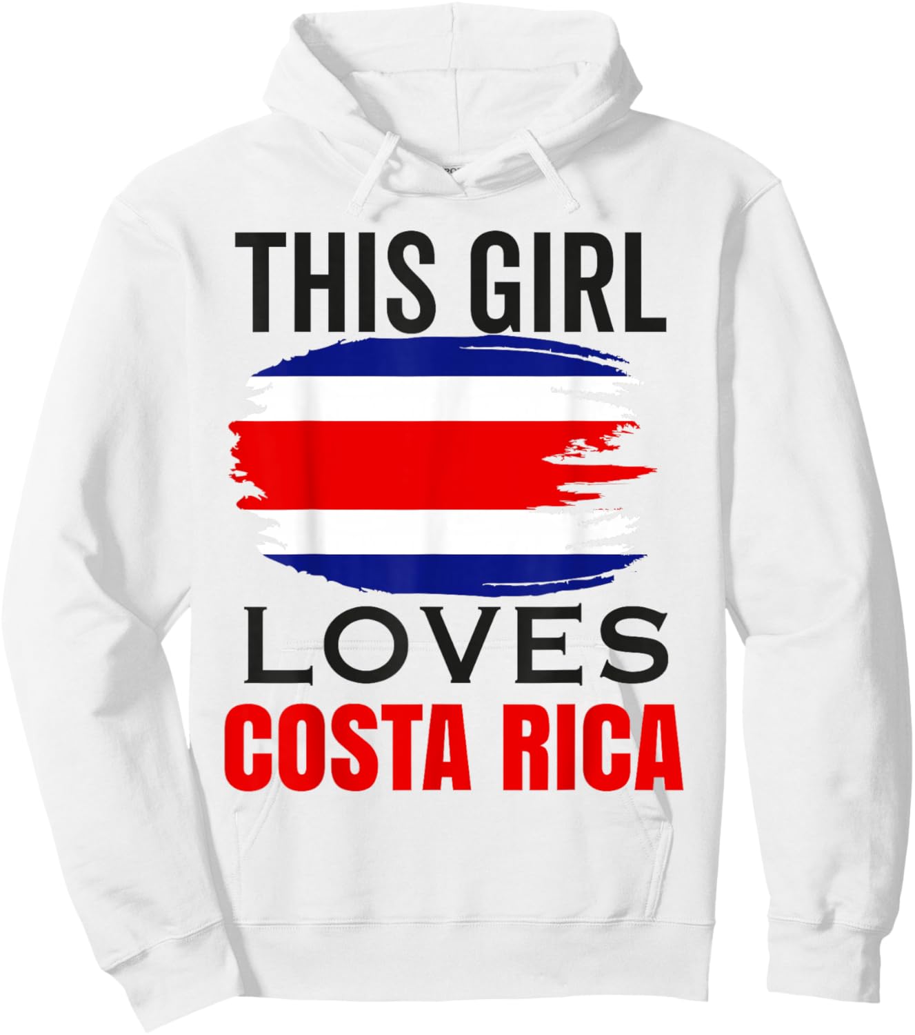 Costa Rica Flag Women Costa Rican Camiseta Mujer Souvenir Hoodie - Hoodie | White