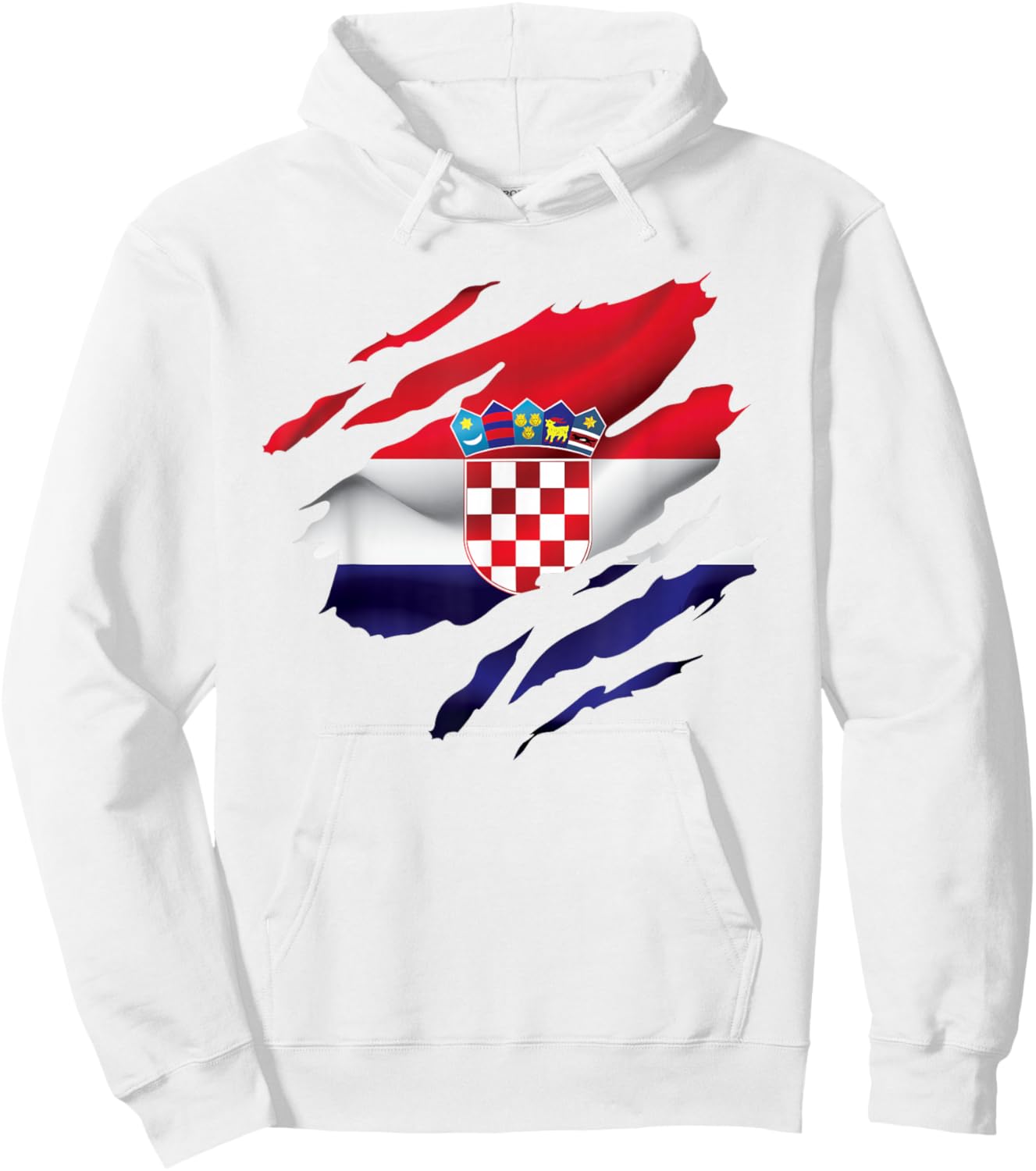 Kroatien Flagge Kroatisch Croatia Kinder Kroatien Hrvatska Hoodie - Hoodie | White