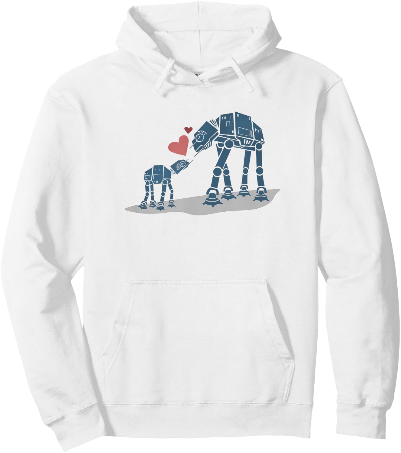 Star Wars AT-AT Mother & Son Portrait Hoodie - Hoodie | White