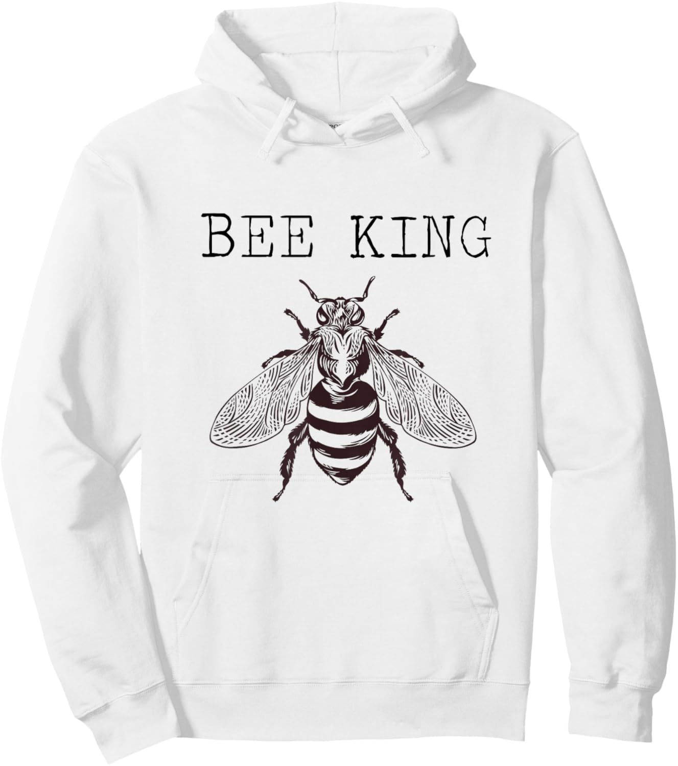 Bee King beekeeper bee enthusiast Honeybee King Hoodie - Hoodie | White