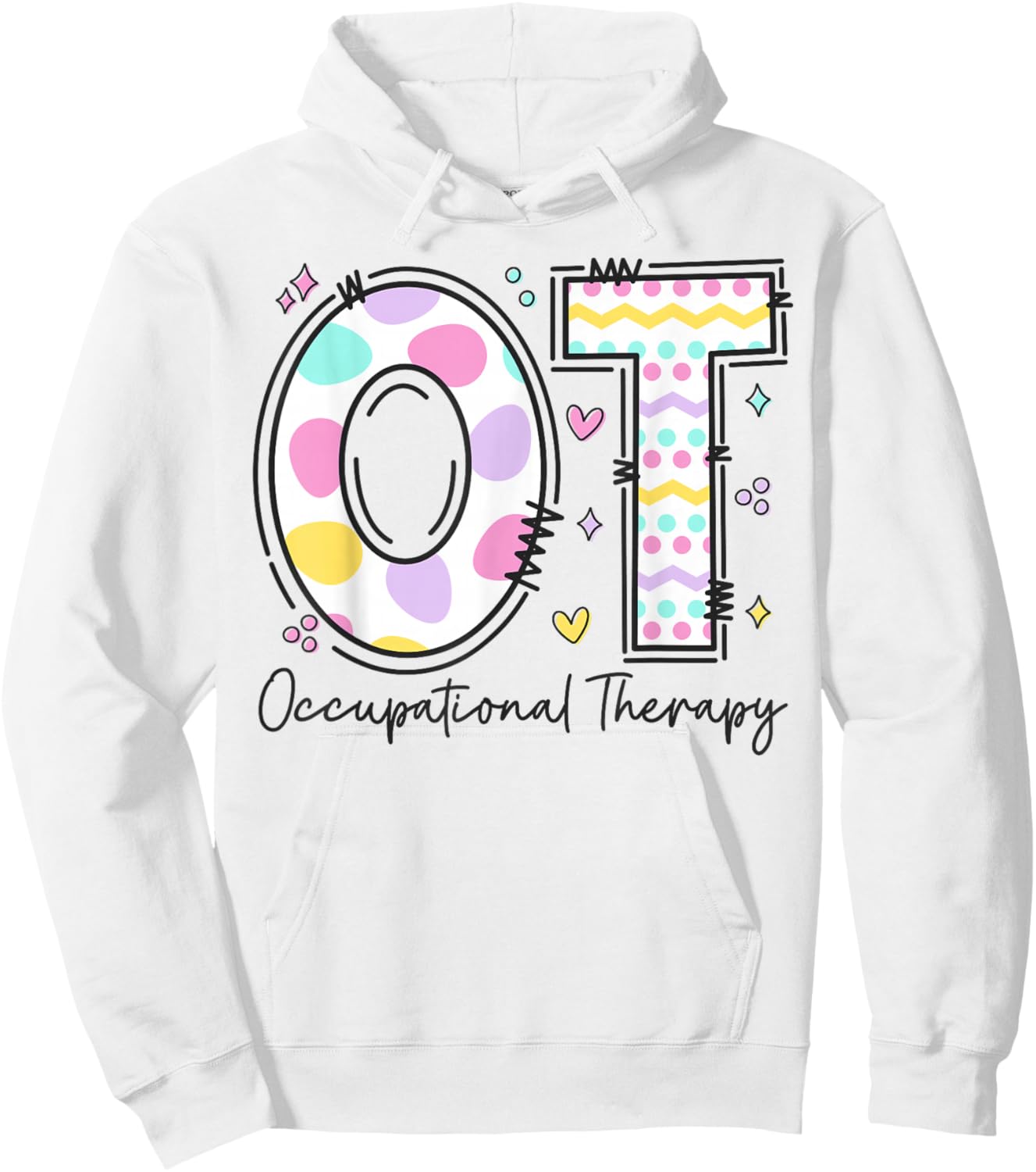 Occupational Therapy Therapist Happy Easter Day OT OTA COTA Hoodie - Hoodie | White