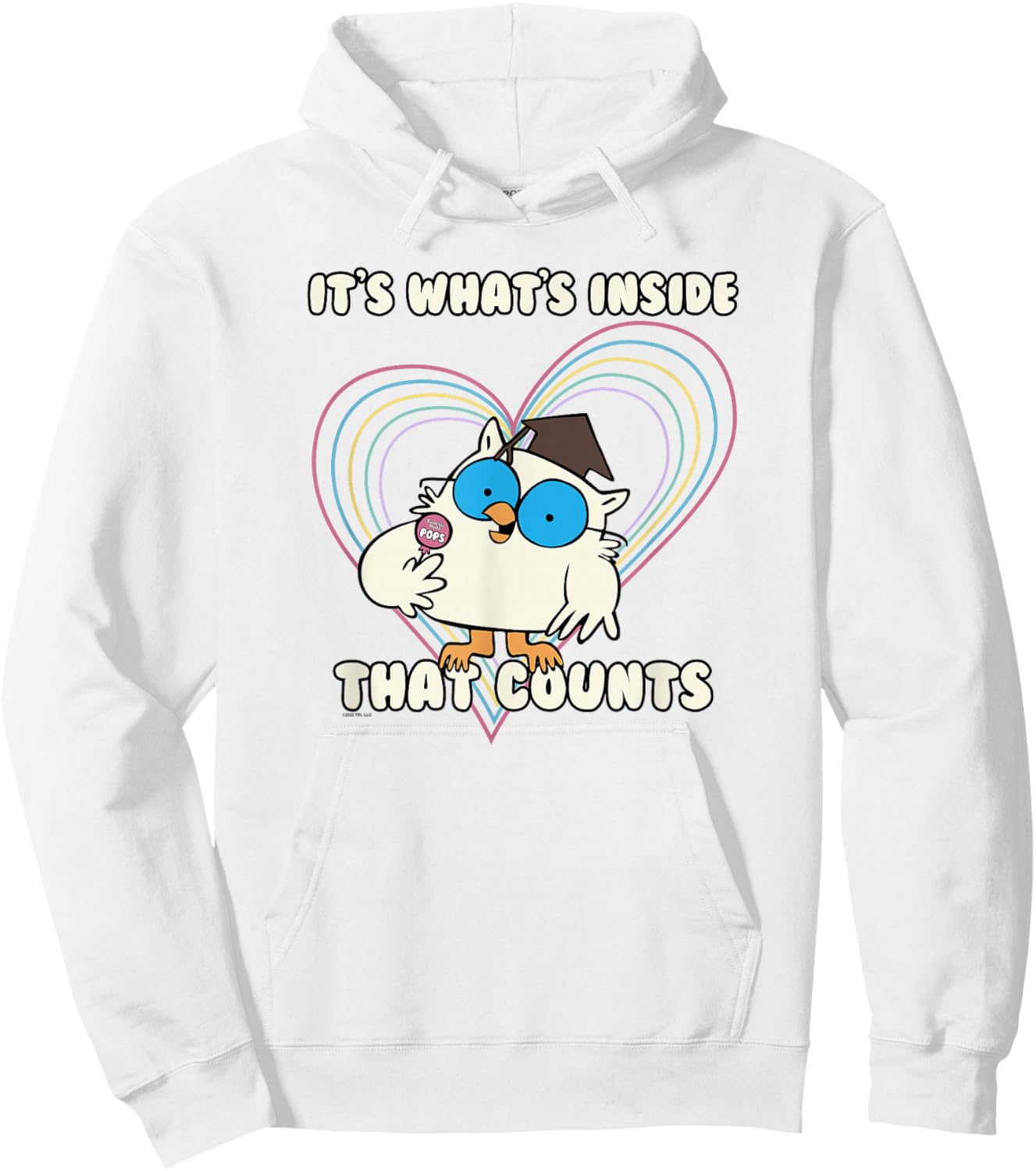 Tootsie Roll Pop It's What's Inside That Counts Hoodie - Hoodie | White