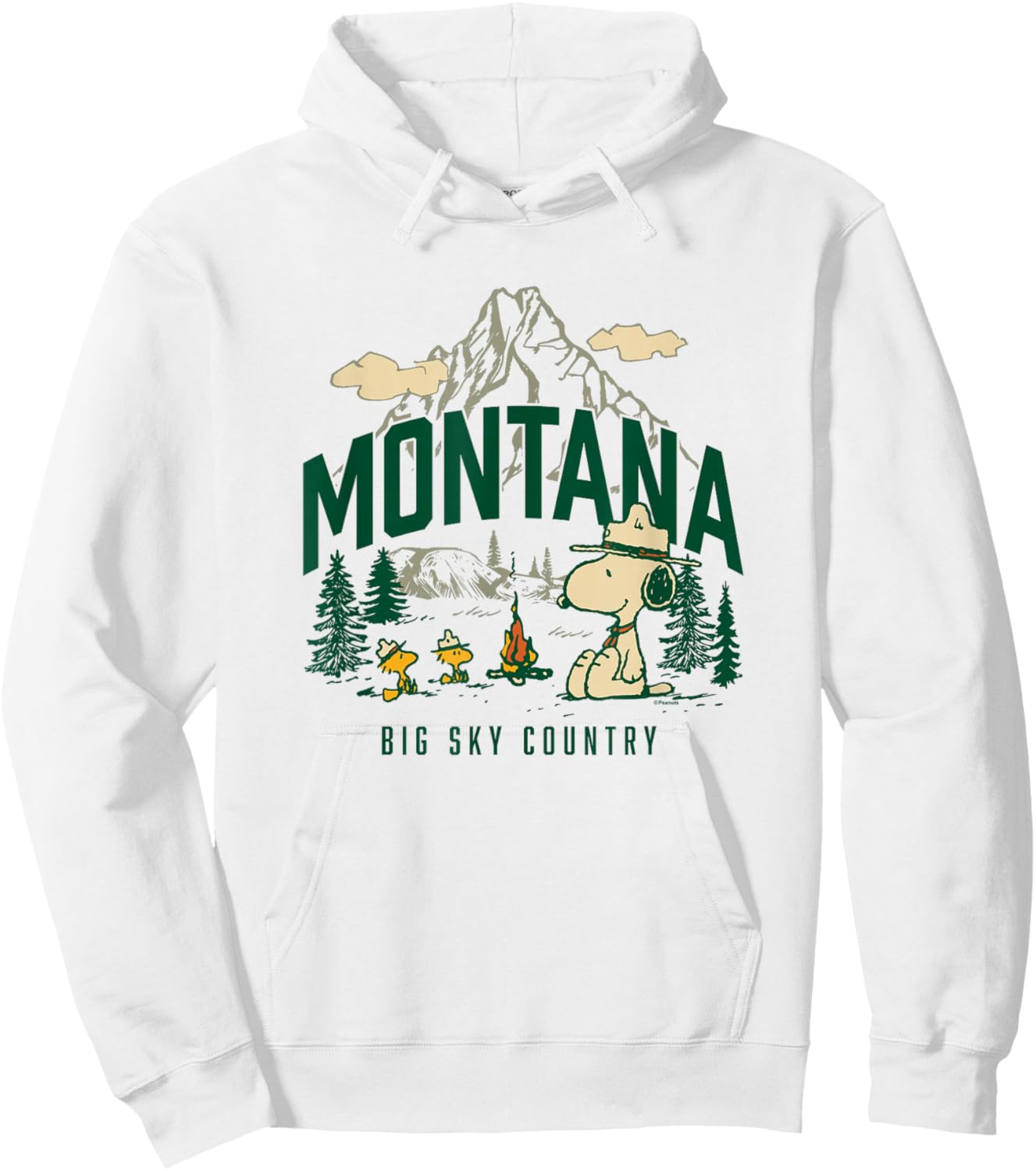 Peanuts - Beagle Scouts Montana Hoodie - Hoodie | White
