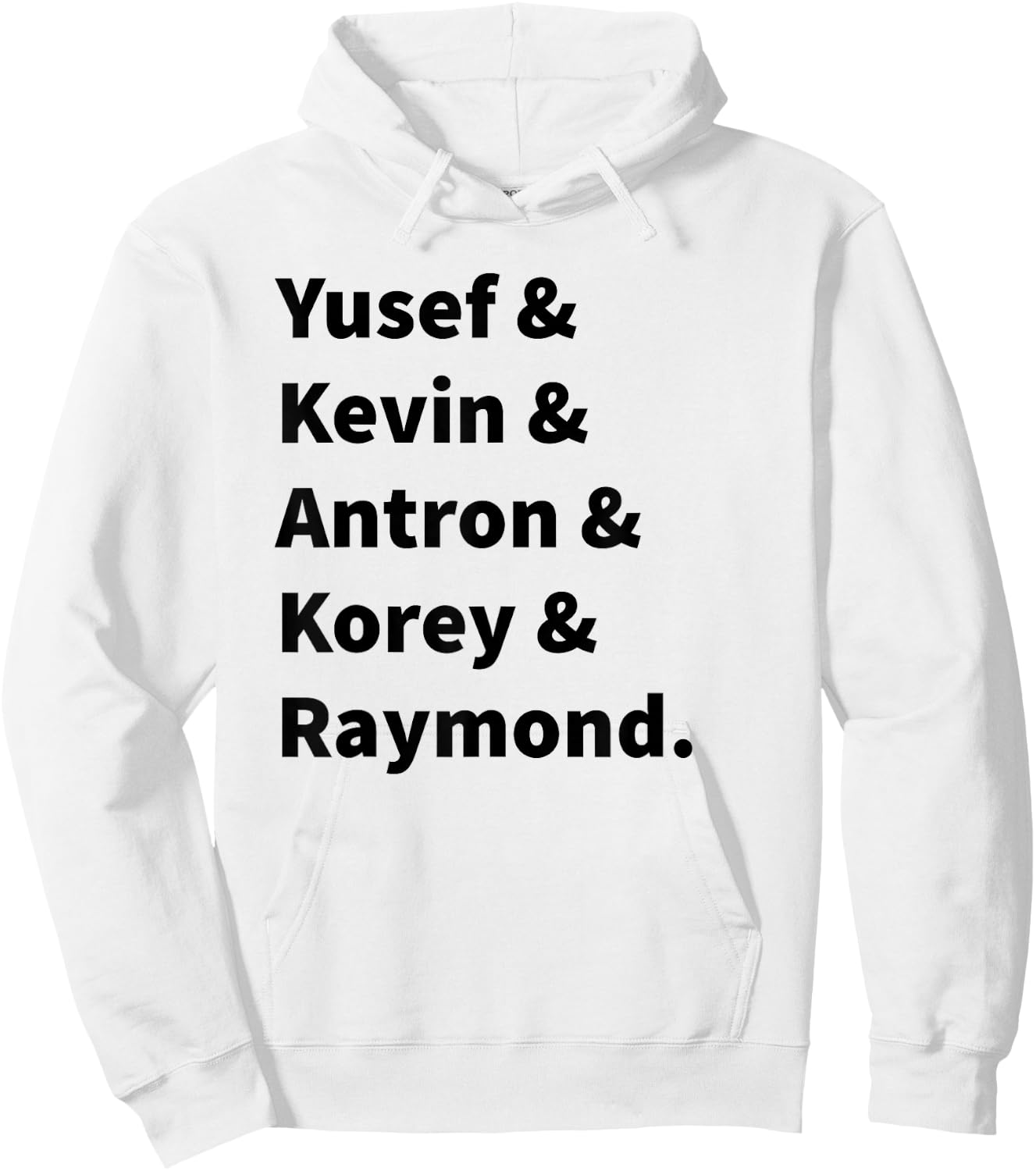 Central Park 5 Five | Exonerated 5 Five Shirt Hoodie - Hoodie | White