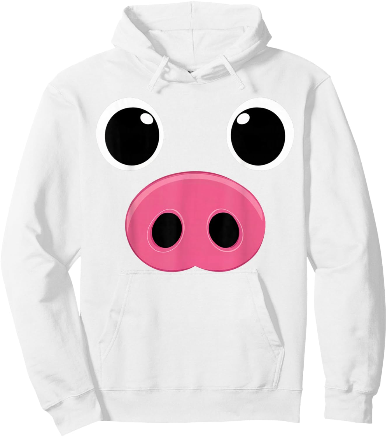 Carnival Pig Face Pig Children Costume Halloween For Kids Hoodie - Hoodie | White