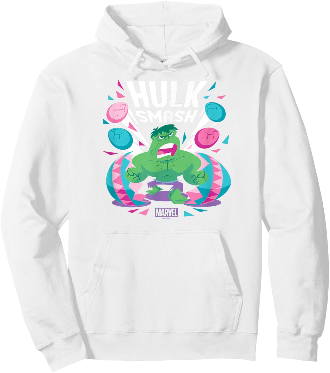 Marvel - Hulk Smash Easter Hoodie - Hoodie | White