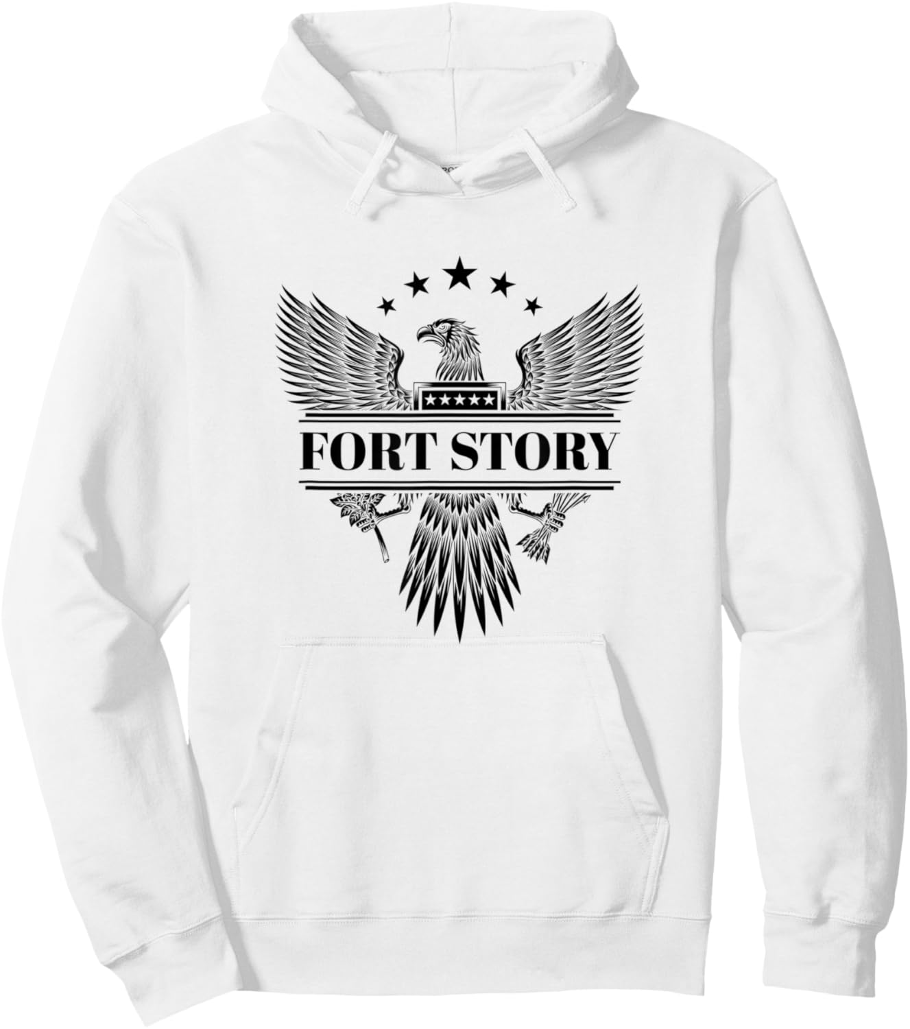 Fort Story Military Base Hoodie - Hoodie | White
