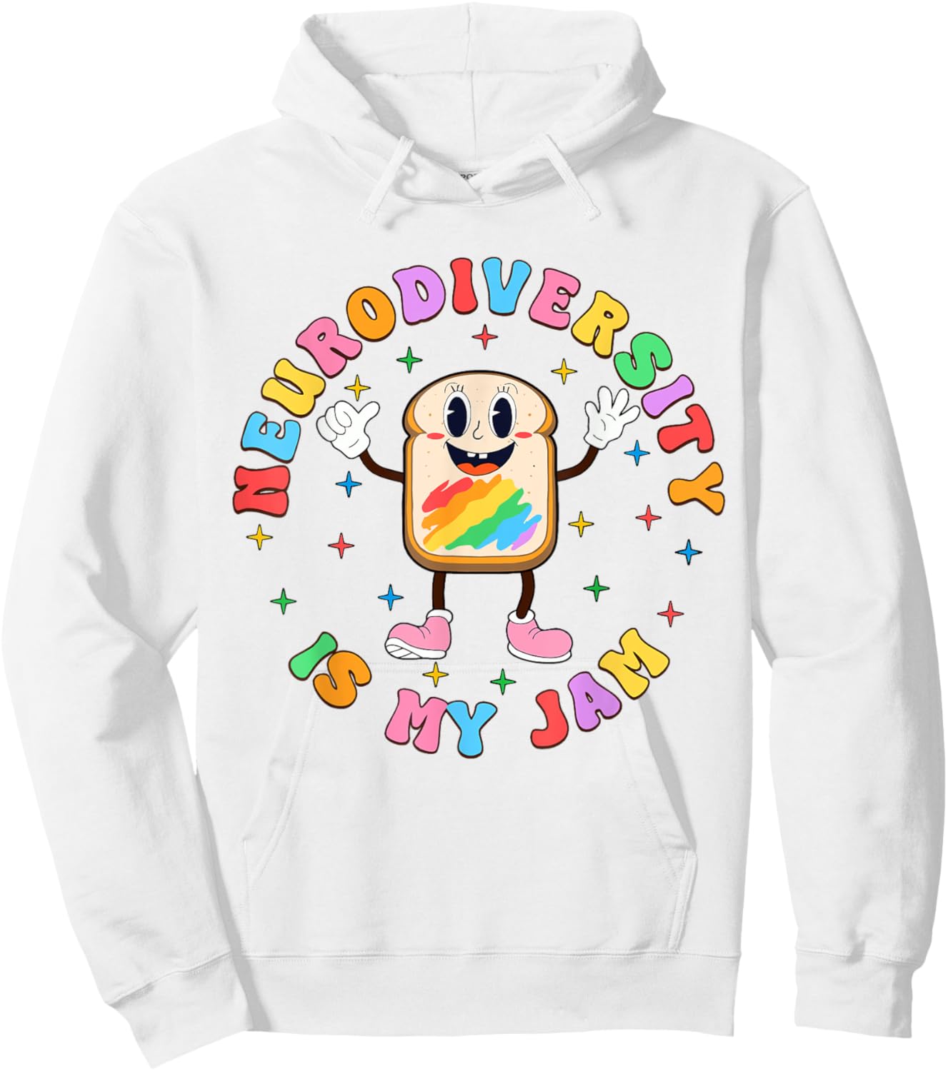 Neurodiversity Is My Jam ADHD Autism Awareness SPED Teacher Hoodie - Hoodie | White