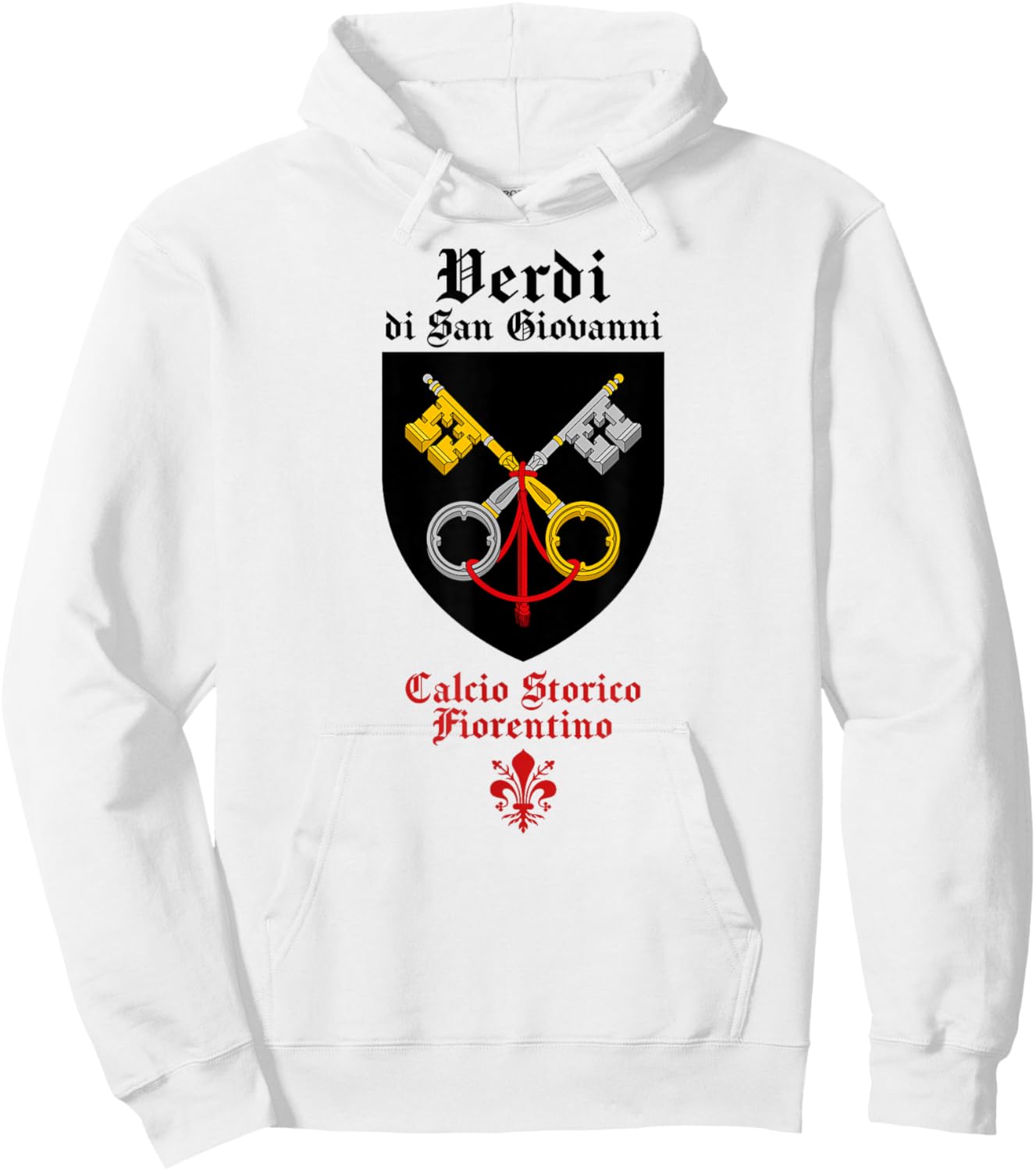 Florentine football fútbol Calcio storico fiorentino Verdi Hoodie - Hoodie | White