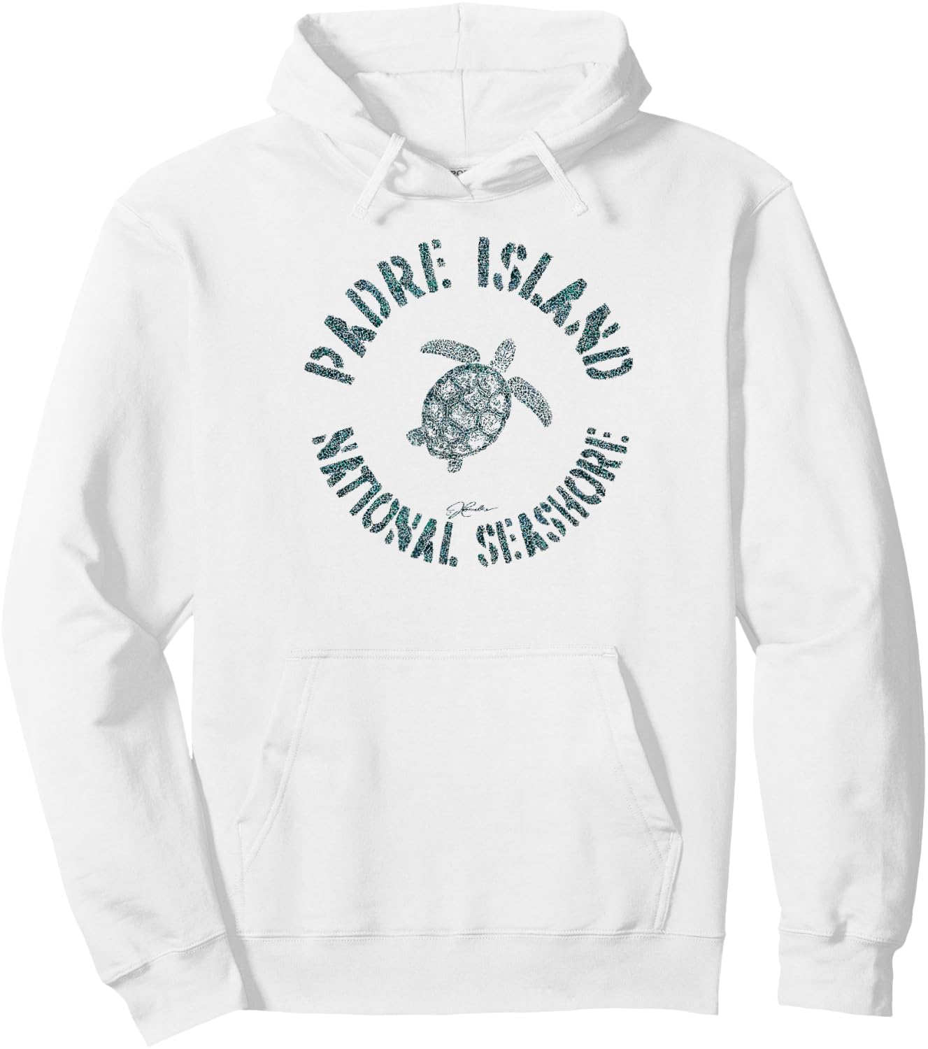 JCombs: Padre Island National Seashore, TX, Sea Turtle Hoodie - Hoodie | White