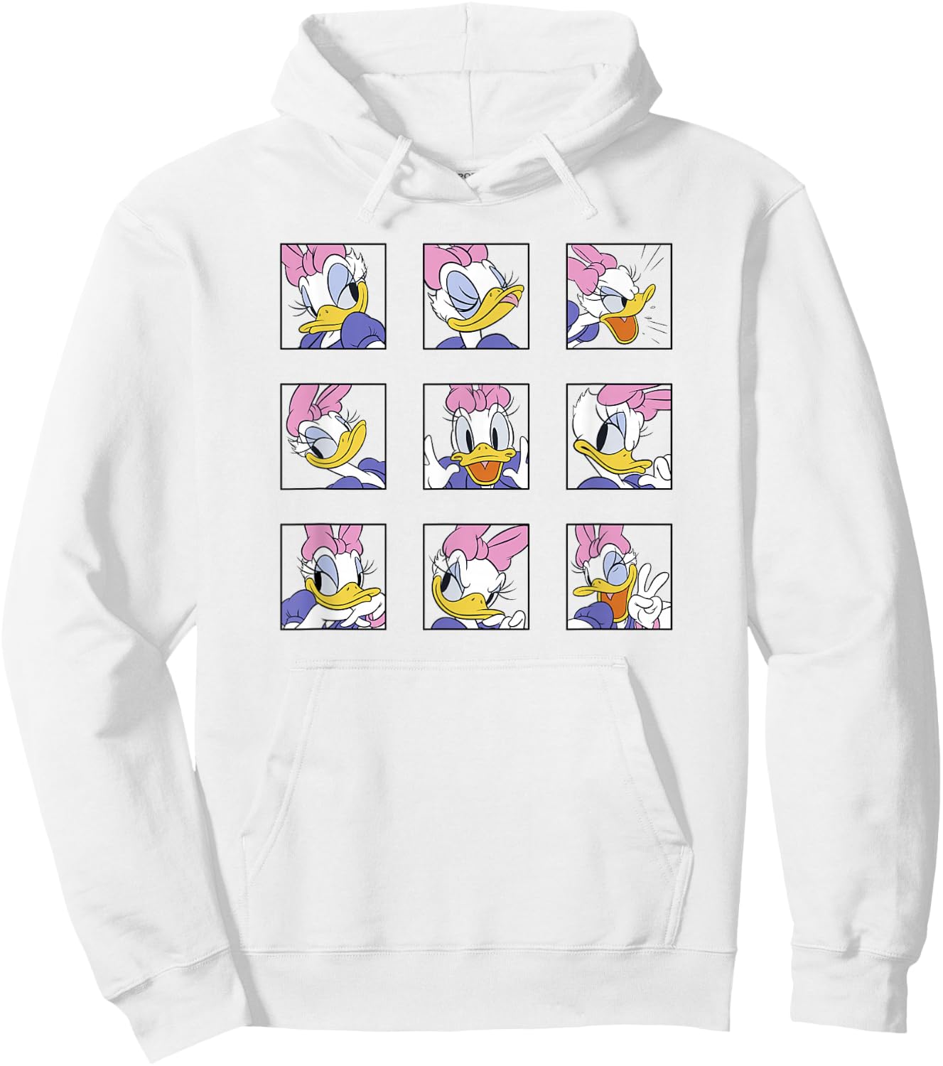 Disney Mickey and Friends Classic Daisy Expressions Box Up Hoodie - Hoodie | White