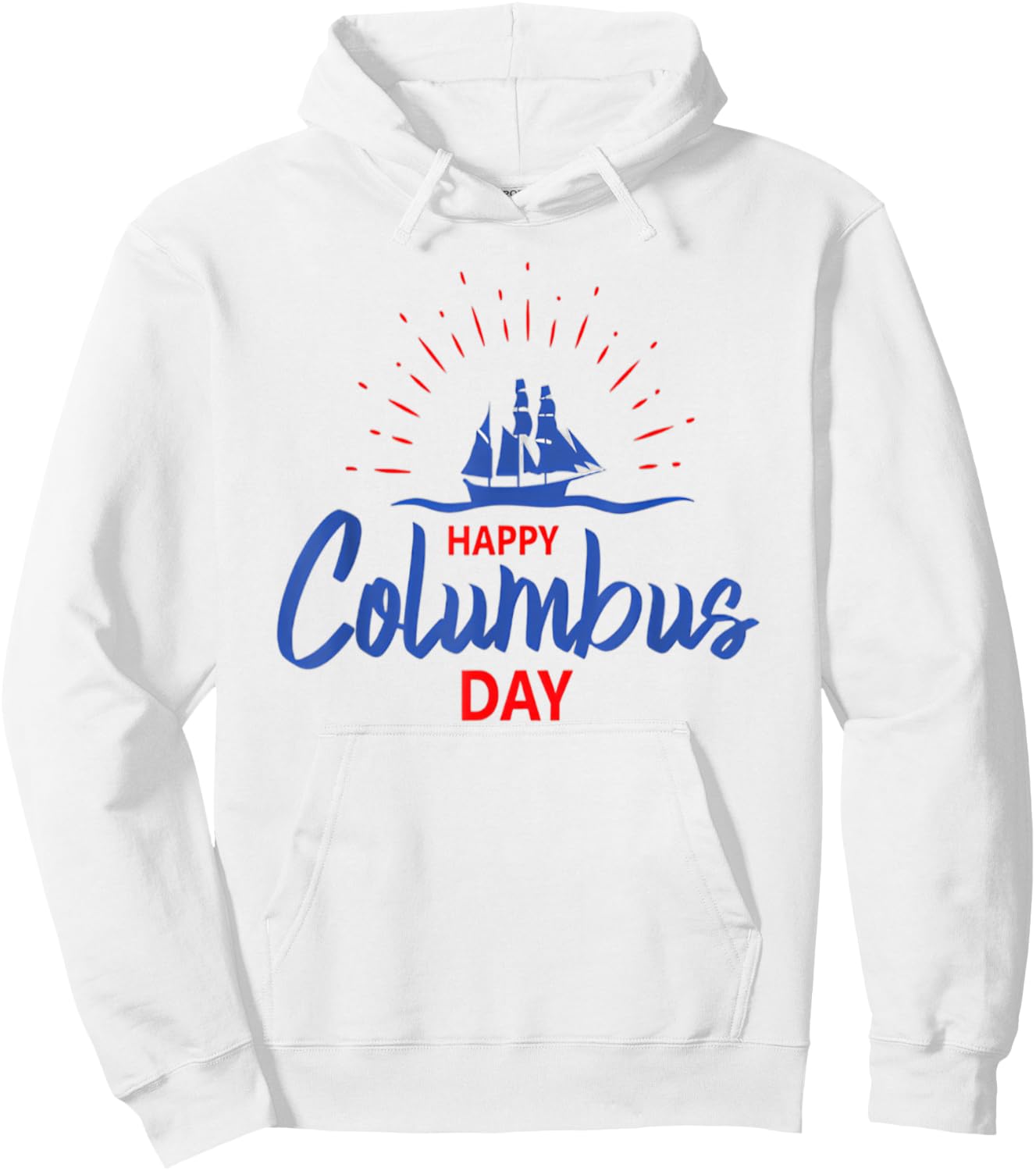Columbus day Shirt Hoodie - Hoodie | White