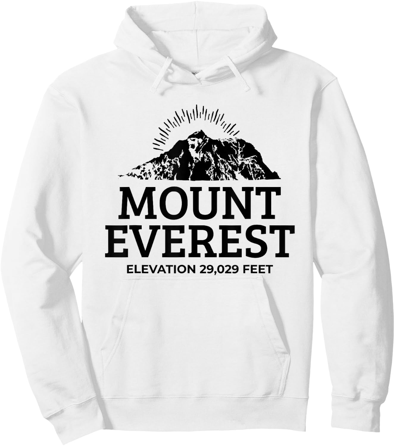 Mount Everest Shirt Rock Climbing Expedition Hoodie - Hoodie | White