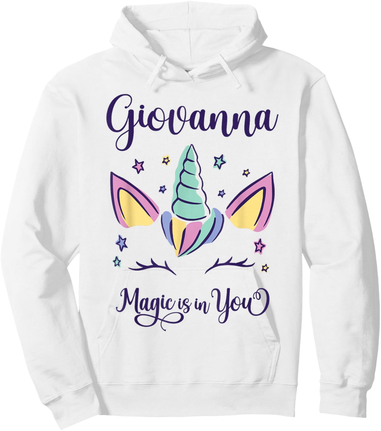 First Name Giovanna Personalized Giovanna Hoodie - Hoodie | White