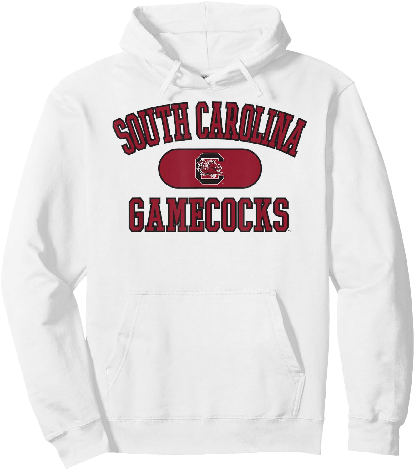 South Carolina Gamecocks Varsity Logo Officially Licensed Hoodie - Hoodie | White