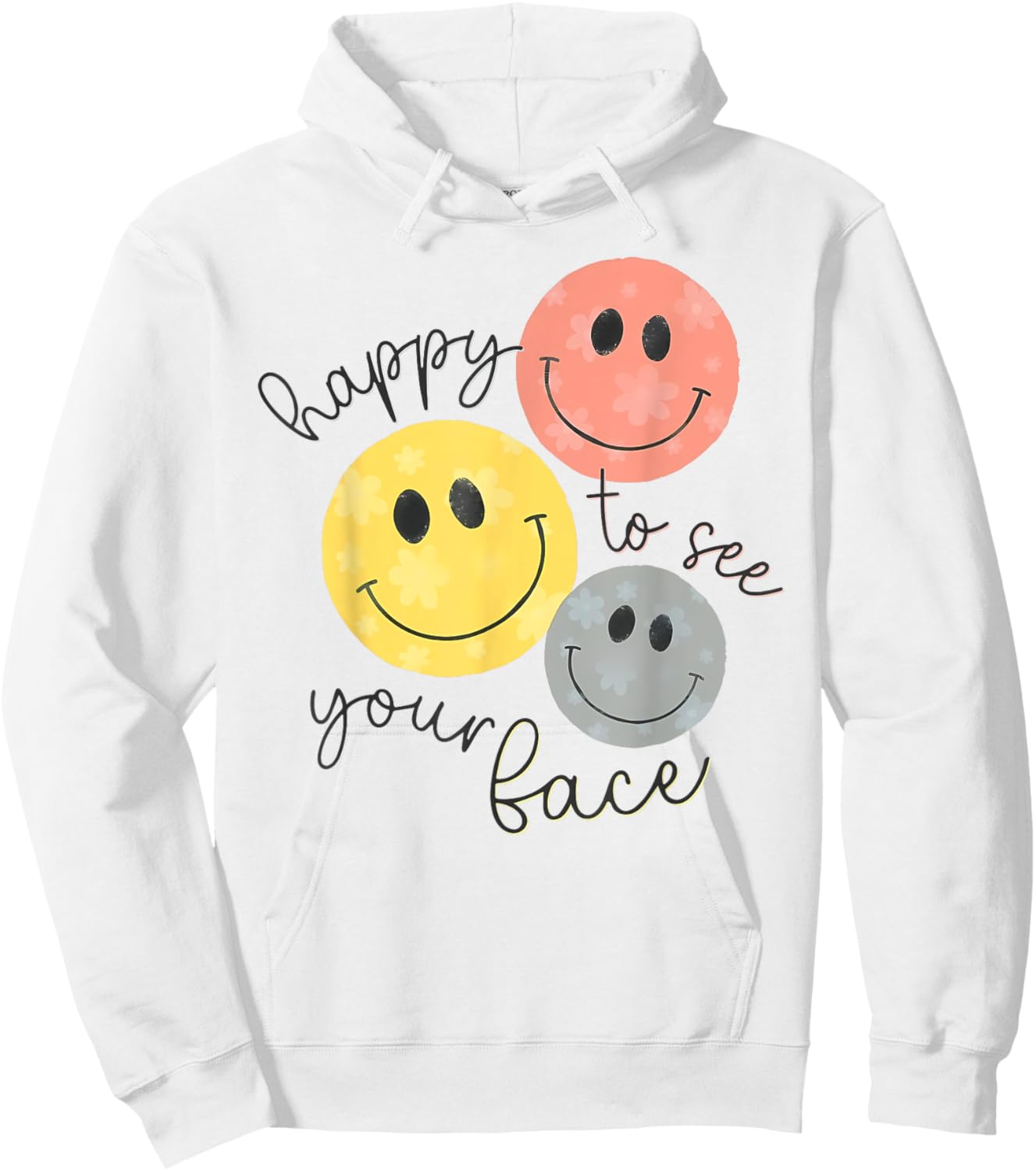 Happy To See Your Face Teacher Disco Ball Back To School Hoodie - Hoodie | White