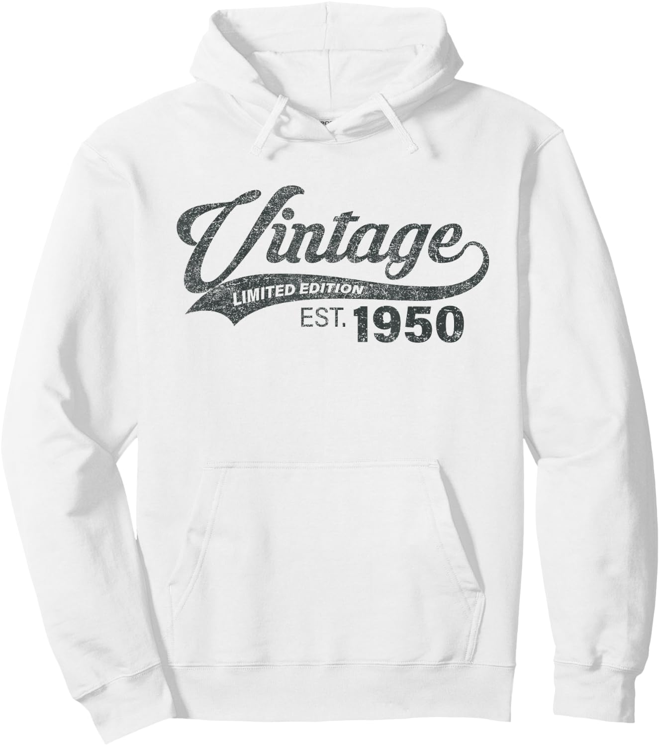Vintage 1950 75 Years Old Bday 75th Birthday Gift Men Women Hoodie - Hoodie | White