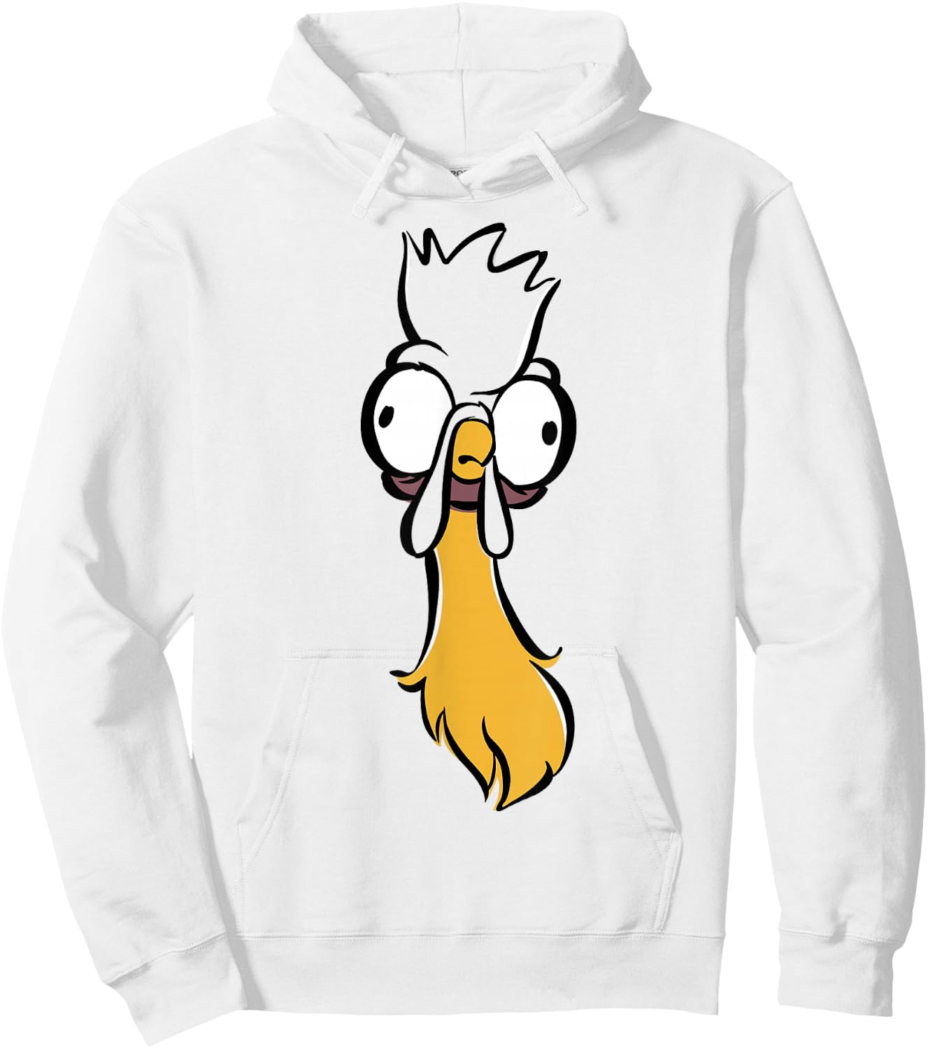 Disney Moana HEI HEI Big Face Sketch Portrait Hoodie - Hoodie | White