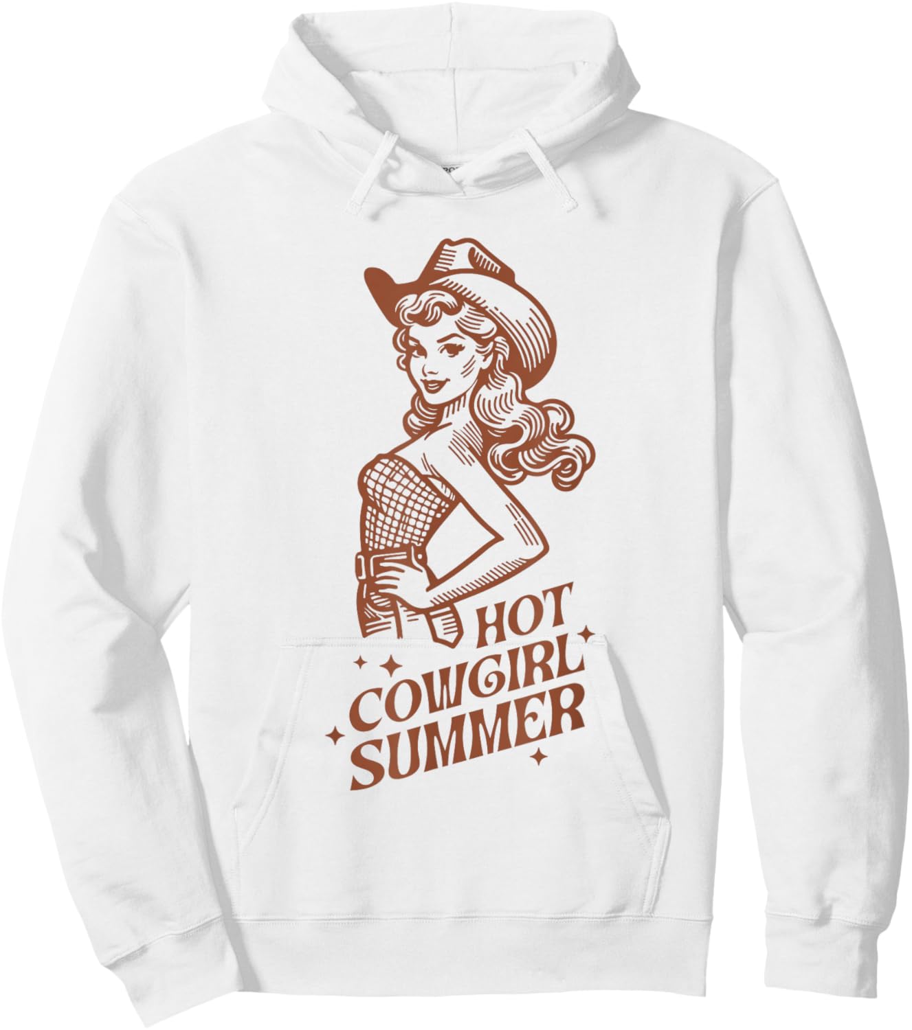 Women's Retro Western Rodeo Cowgirl Country Shirt , white, S Hoodie - Hoodie | White