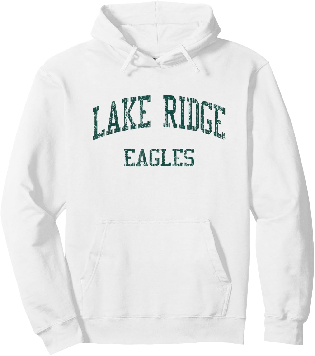 Lake Ridge High School HS Mansfield TX Vintage Sports Hoodie - Hoodie | White