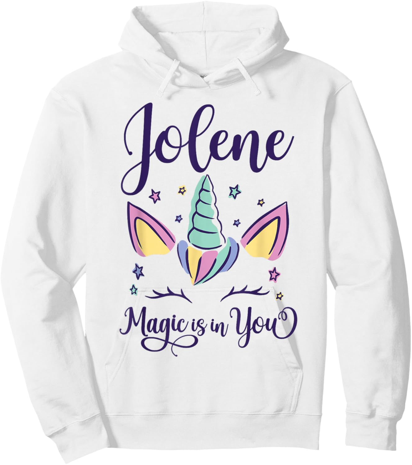 First Name Jolene Personalized I Love Jolene Hoodie - Hoodie | White