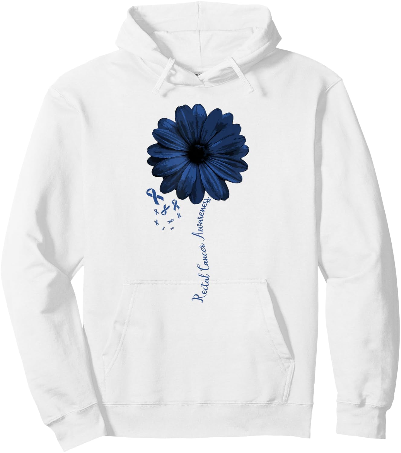 Rectal Cancer Awareness Survivor Warrior Pretty Gift Hoodie - Hoodie | White