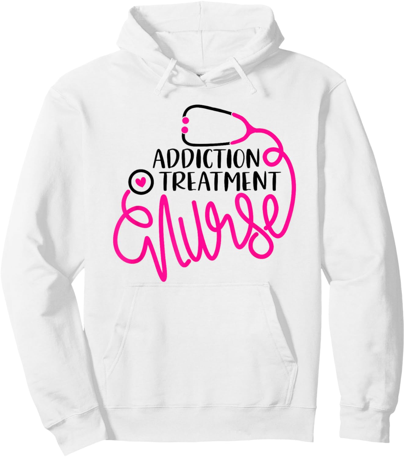 Substance Abuse Nursing Department Addiction Treatment Nurse Hoodie - Hoodie | White