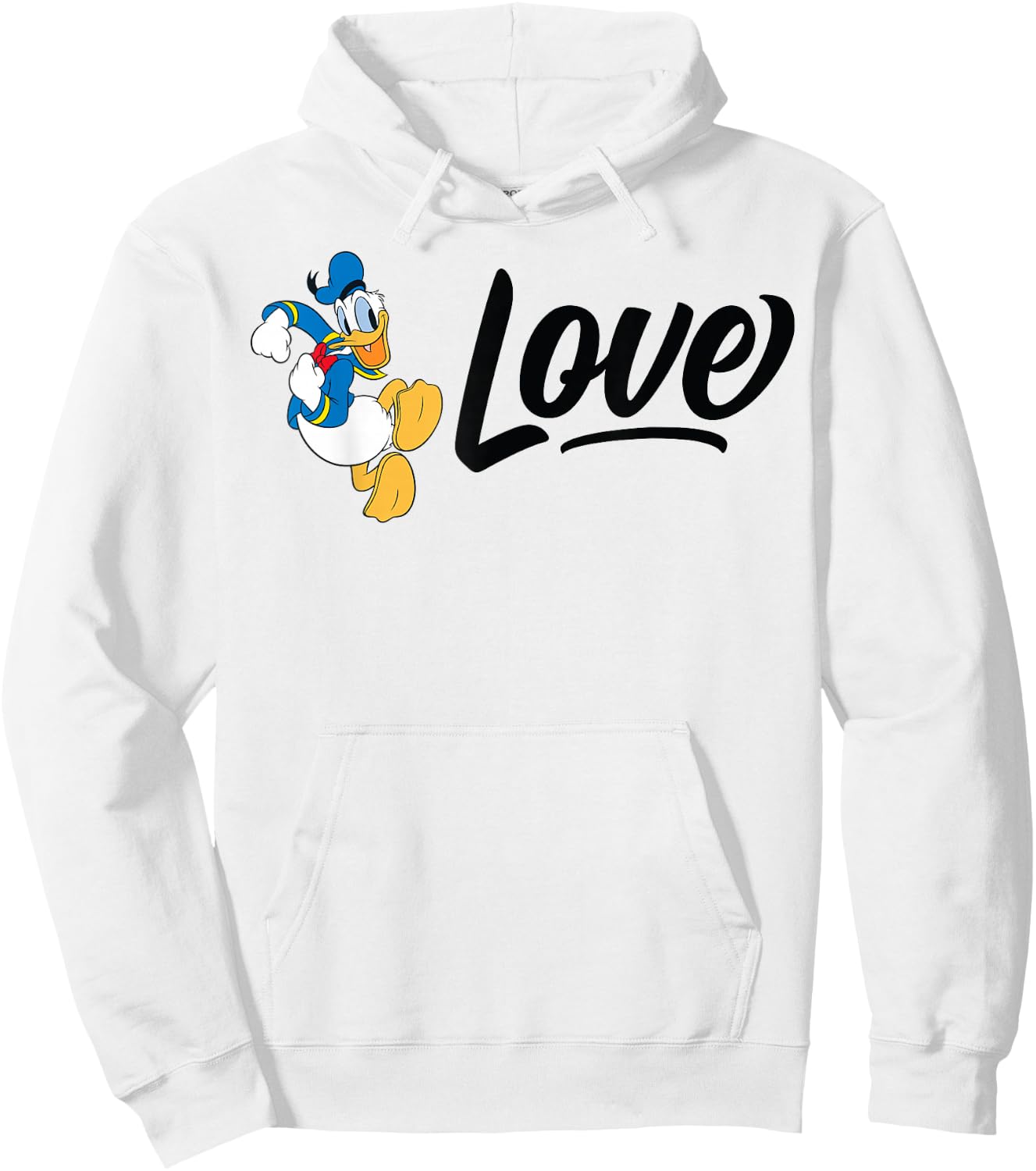 Donald Duck - Love Donald Duck Hoodie - Hoodie | White
