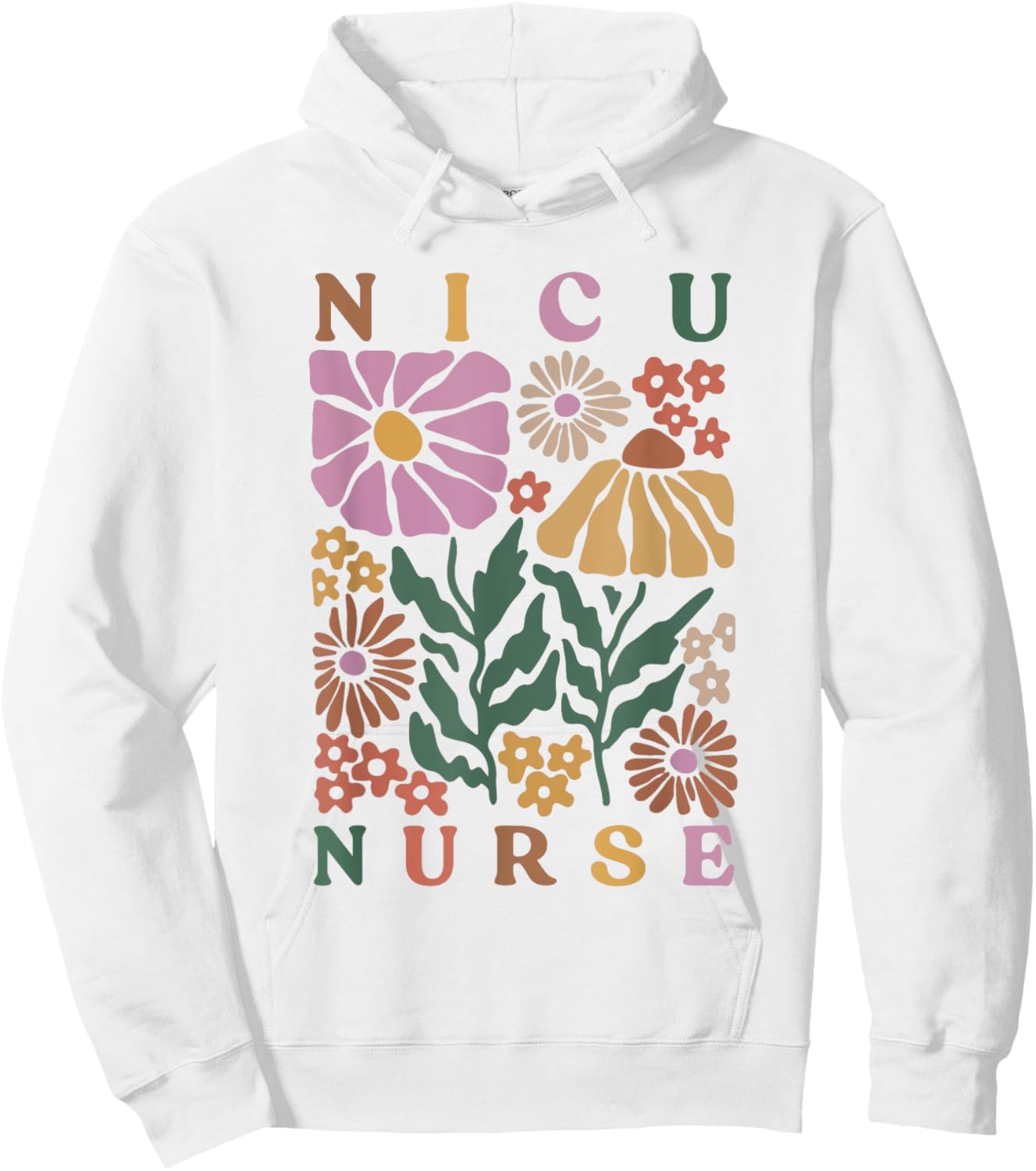 NICU Nurse Neonatal ICU Nurse Infant Care Specialist Newborn Hoodie - Hoodie | White