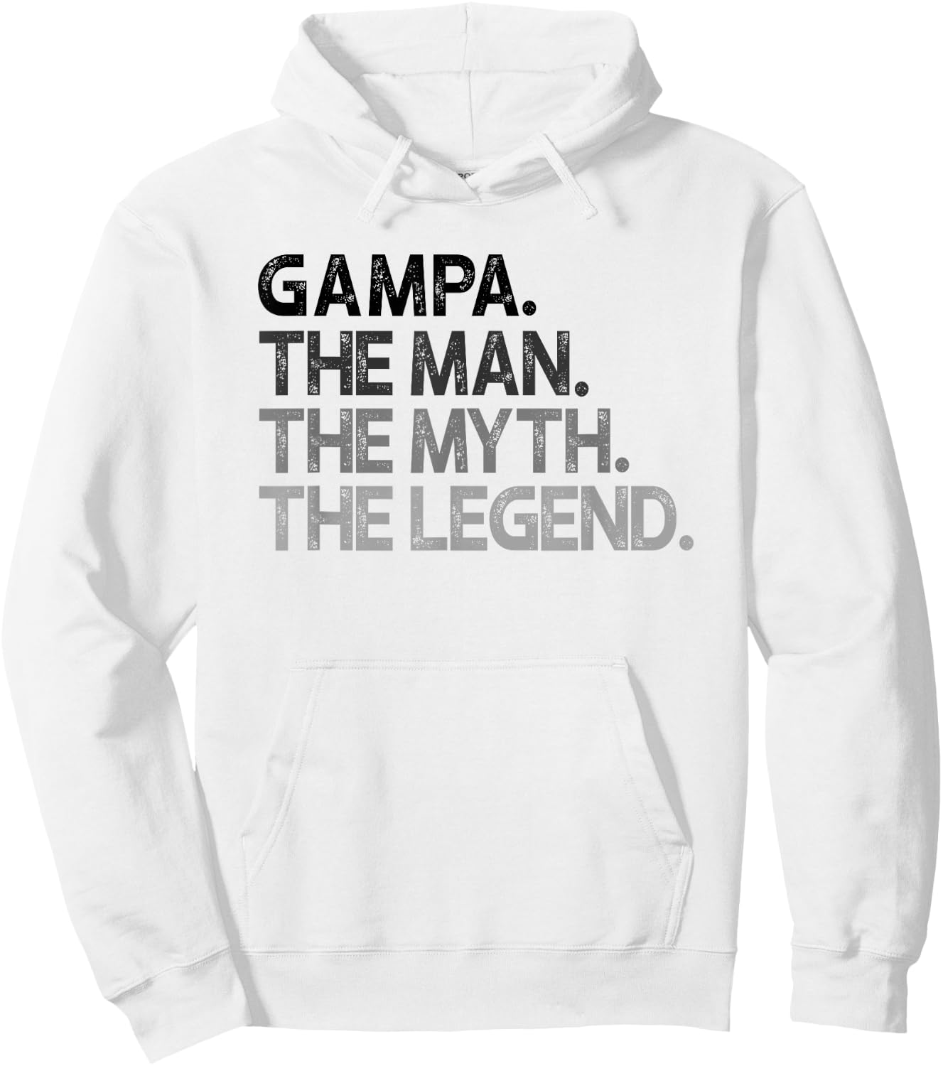 Gampa The Man The Myth Legend Gift Hoodie - Hoodie | White