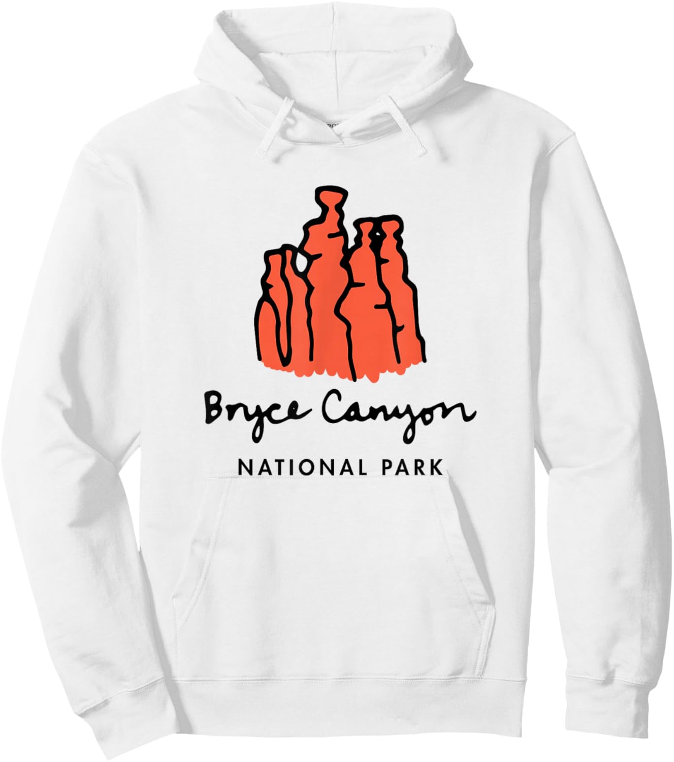 Family Vacation Design - Retro Bryce Canyon National Park Hoodie - Hoodie | White