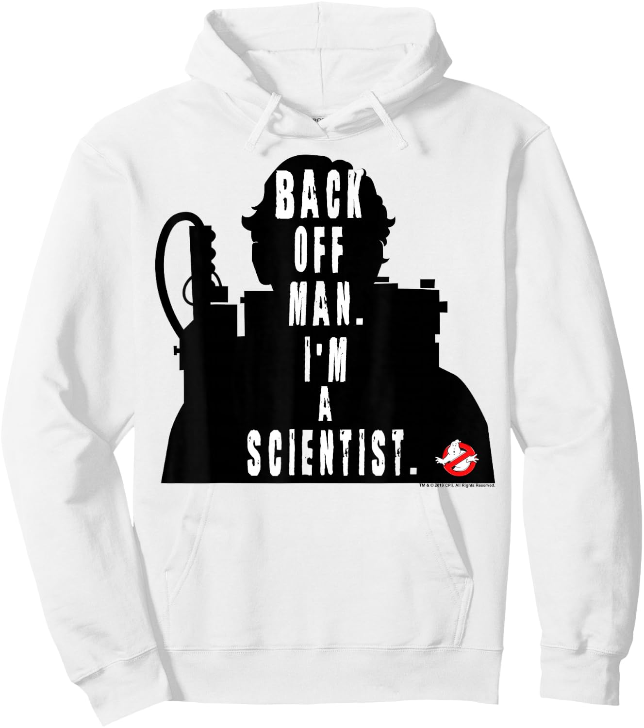Ghostbusters I'm A Scientist Silhouette Hoodie - Hoodie | White