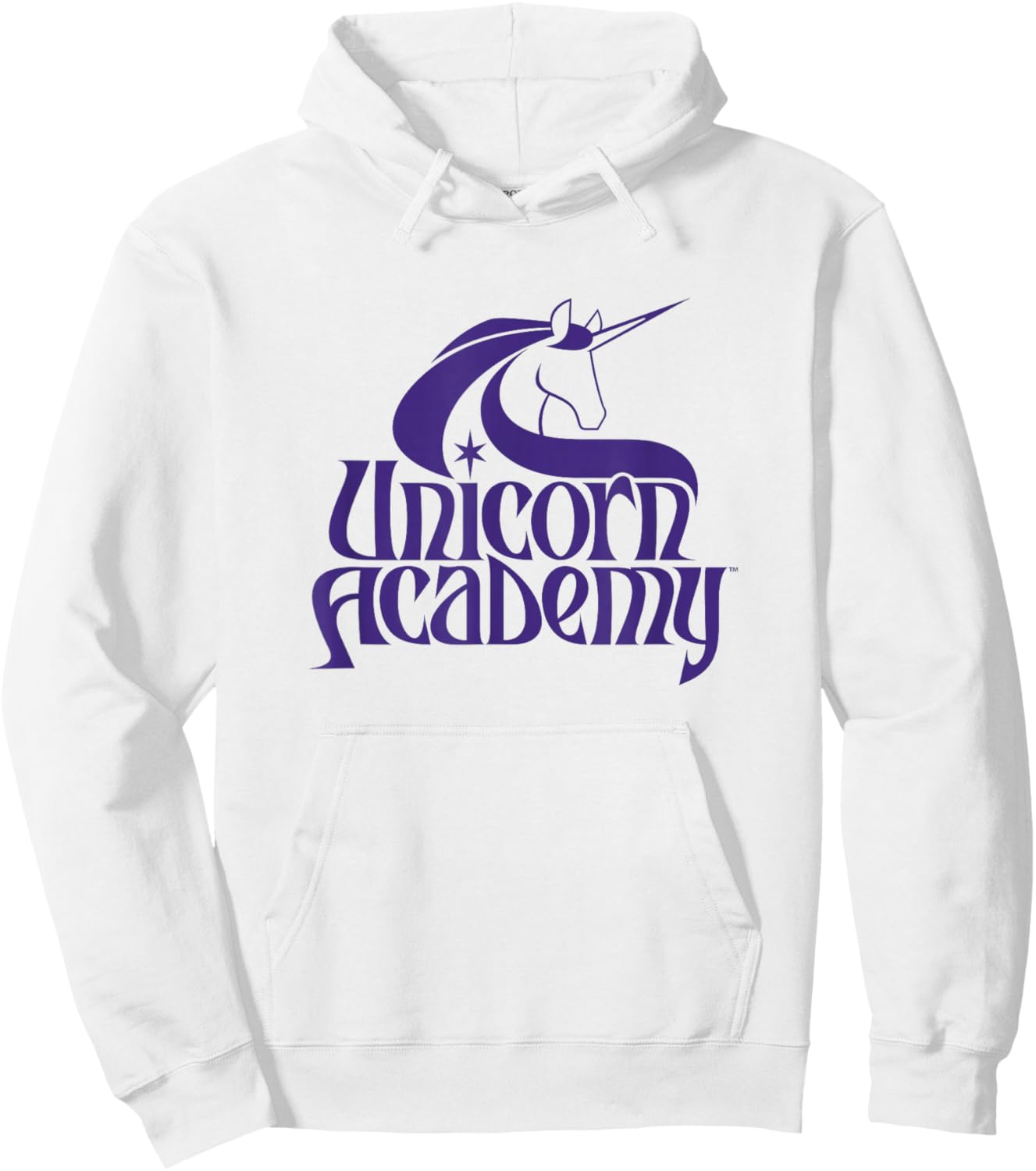 Unicorn Academy Logo Hoodie - Hoodie | White