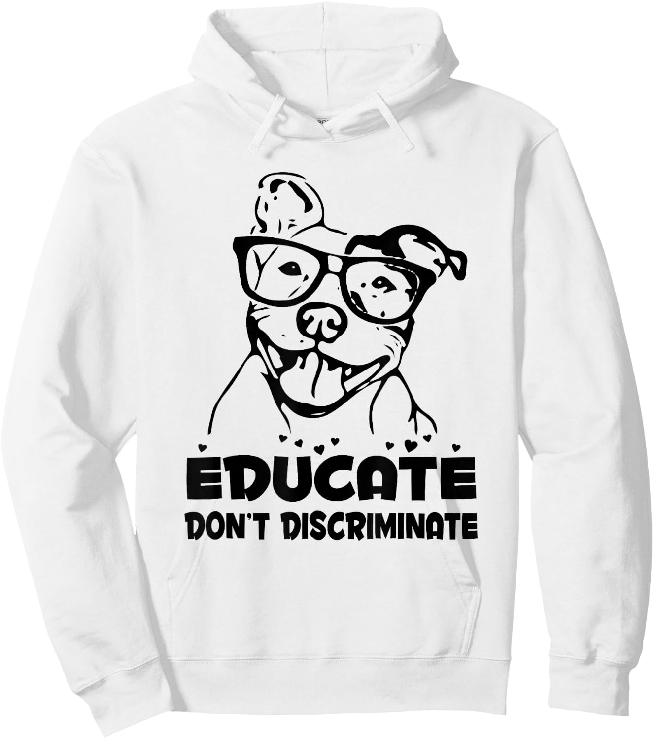 Pit Bull Lover T Shirt Pitbull Mom Rescue Dog Dad Puppy Gift Hoodie - Hoodie | White