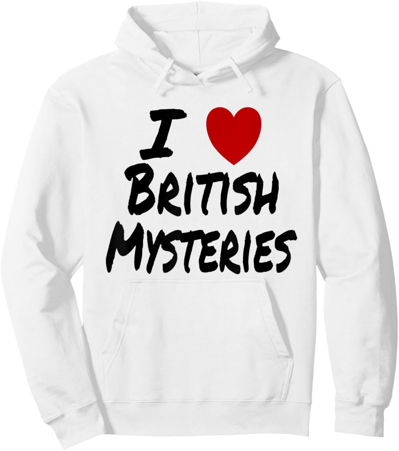 I Heart (Love) British Mysteries Television TV Drama Hoodie - Hoodie | White