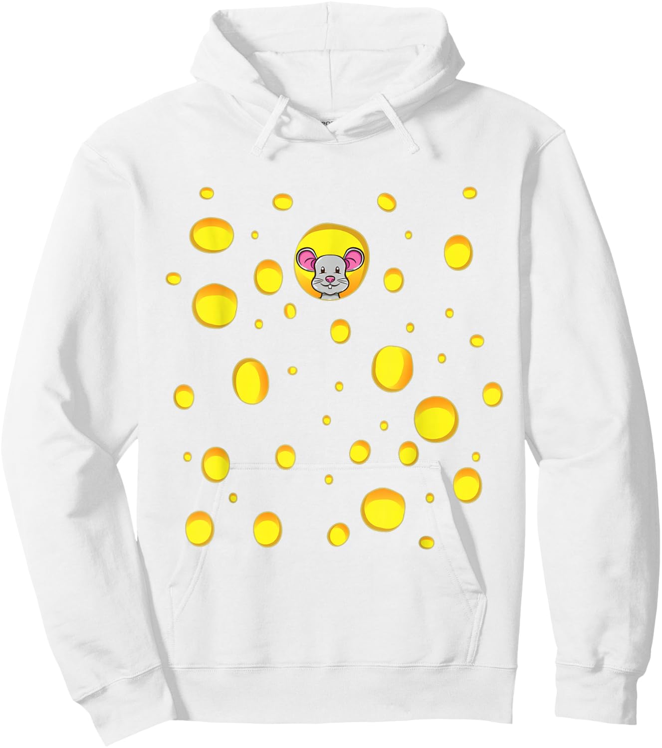 Cheese Costume Halloween Hoodie - Hoodie | White