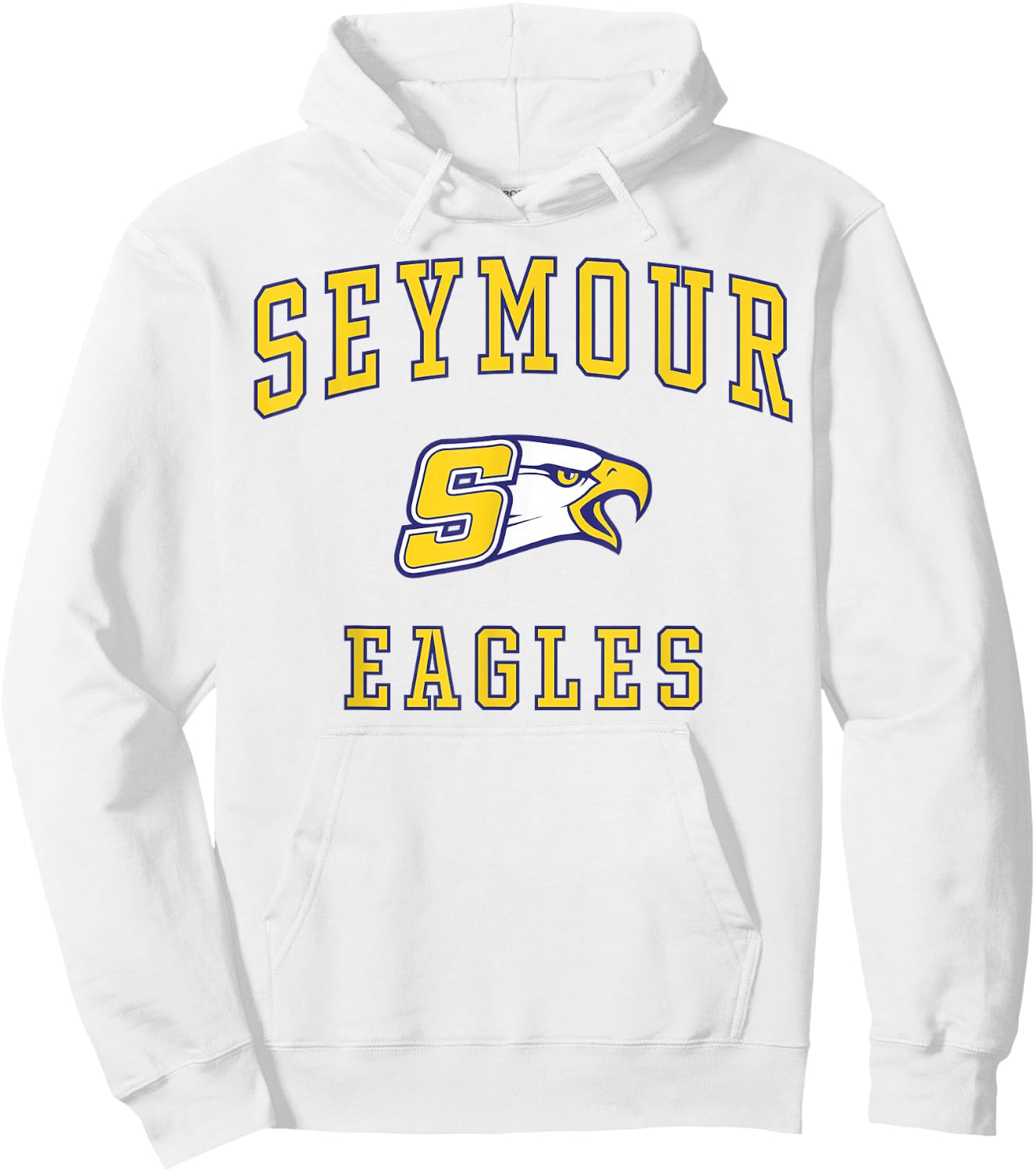 Seymour High School Eagles Hoodie - Hoodie | White