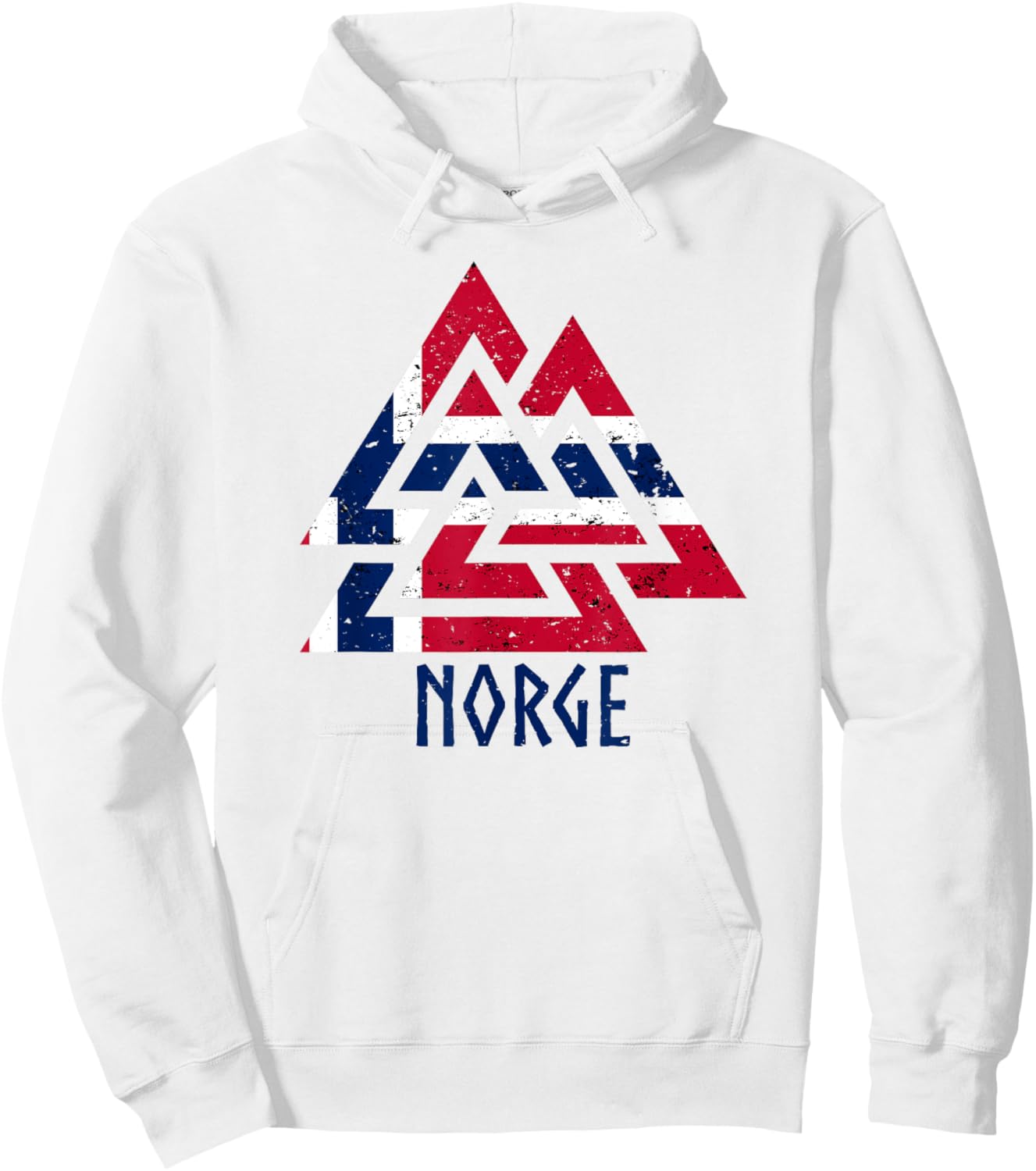 Norwegian Norway Viking nordic norge norway norwegian flag Hoodie - Hoodie | White