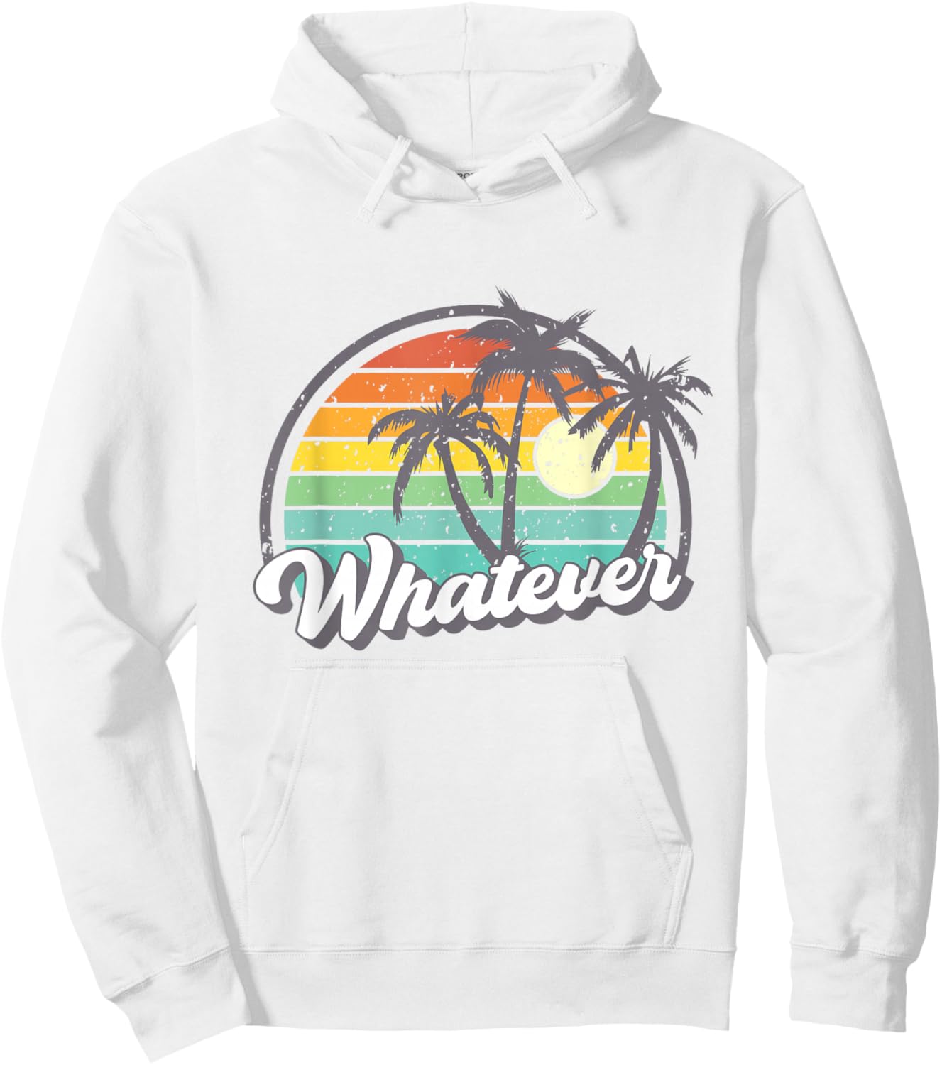 A shirt that says whatever Hoodie - Hoodie | White